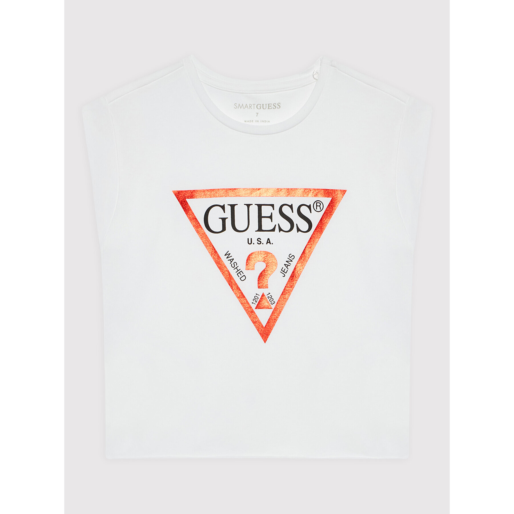 Guess T-Shirt J81I15 J1311 Bílá Regular Fit - Pepit.cz