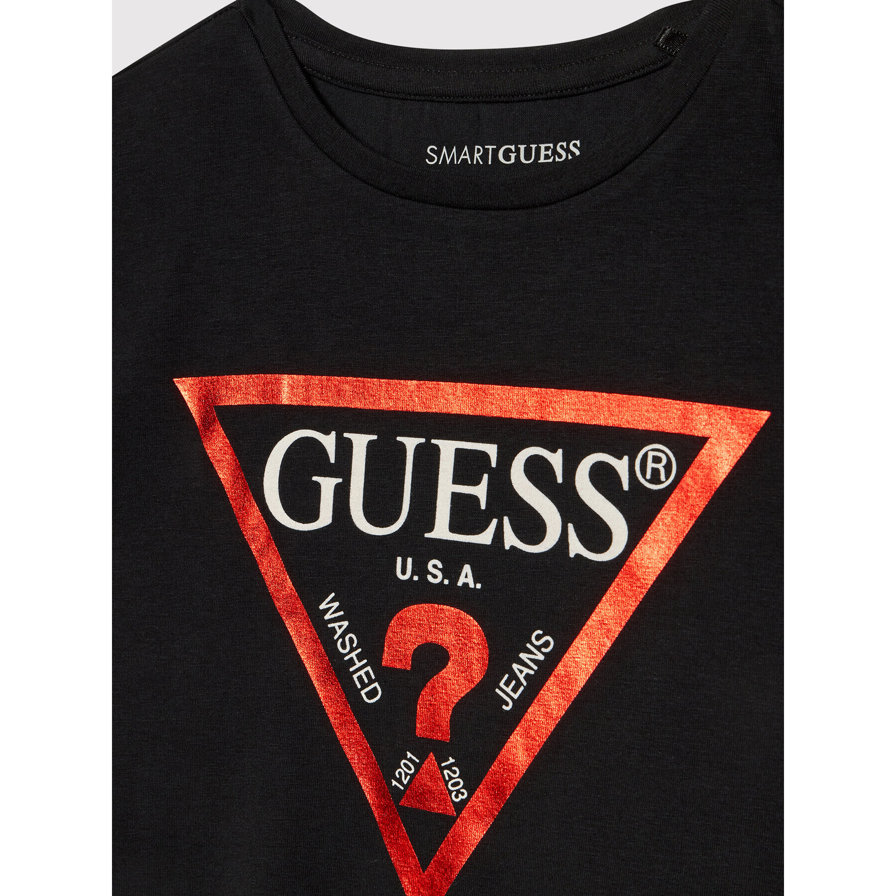 Guess T-Shirt J81I15 J1311 Černá Regular Fit - Pepit.cz