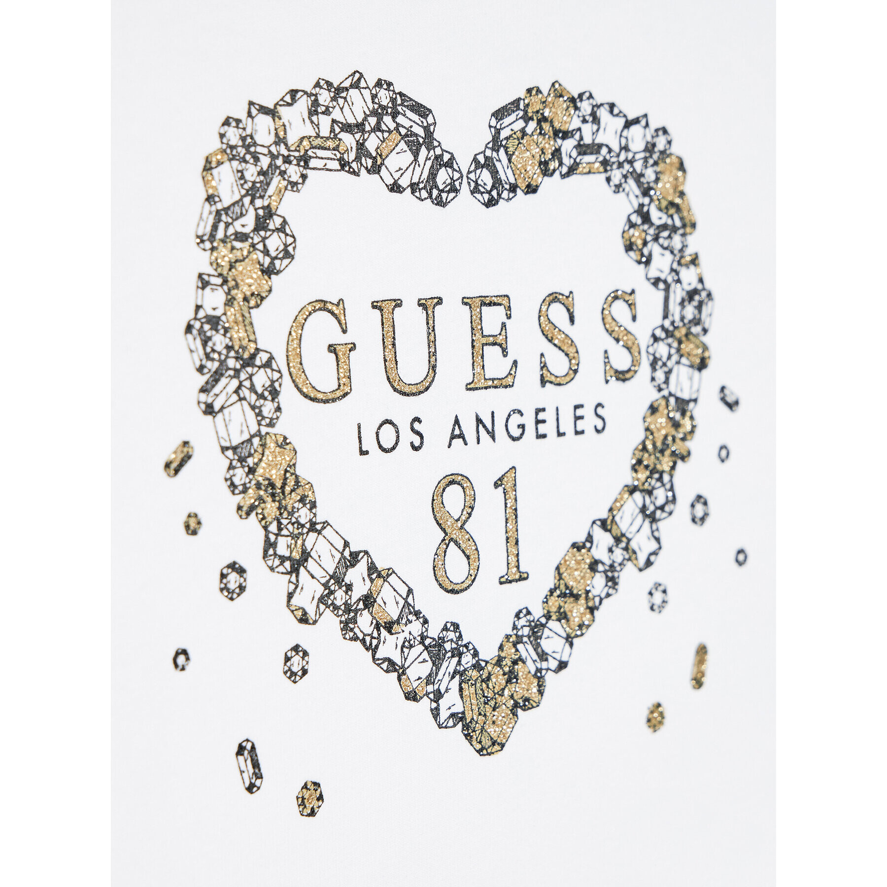 Guess T-Shirt K1BI09 J1311 Bílá Regular Fit - Pepit.cz