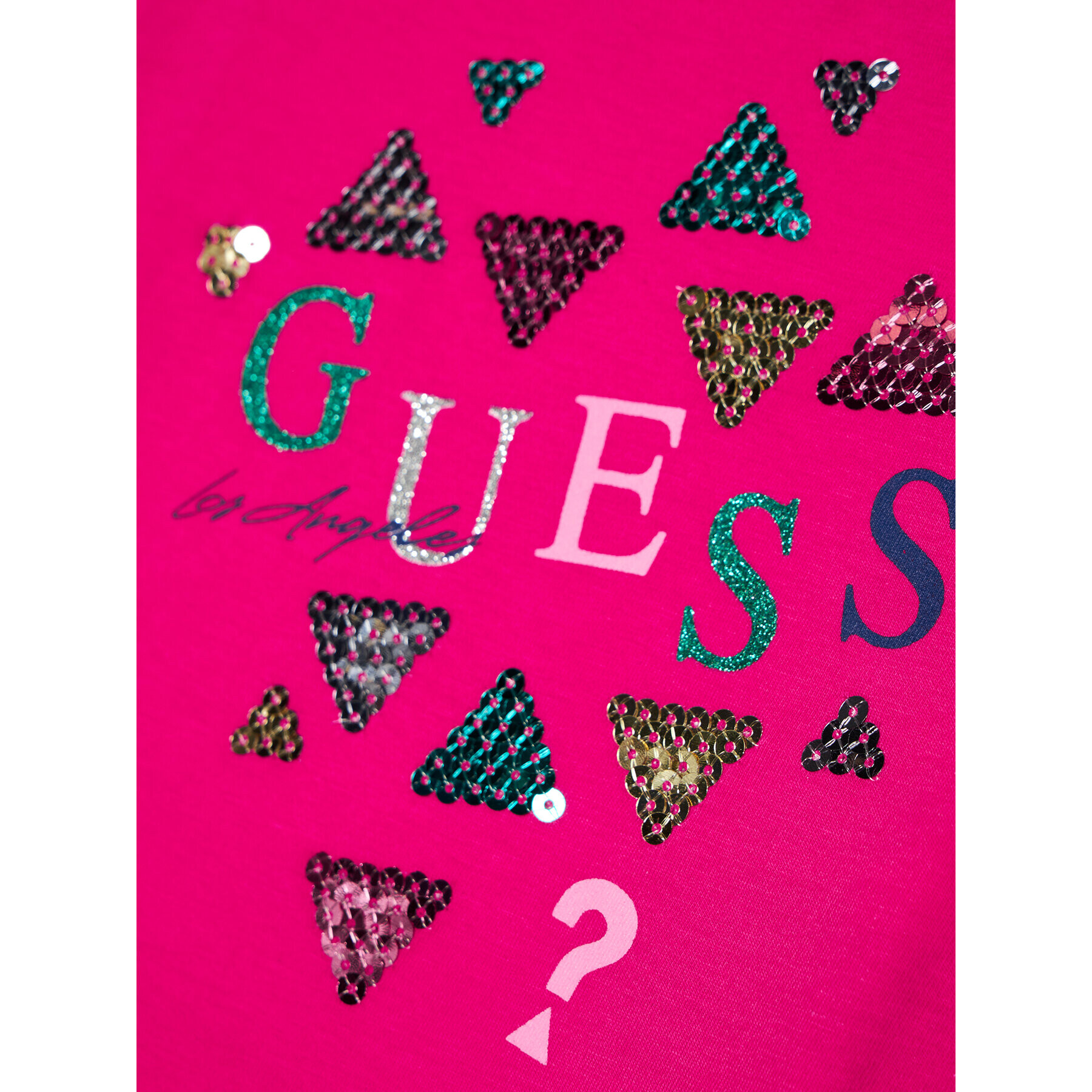 Guess T-Shirt K1GI03 K6YW1 Růžová Regular Fit - Pepit.cz