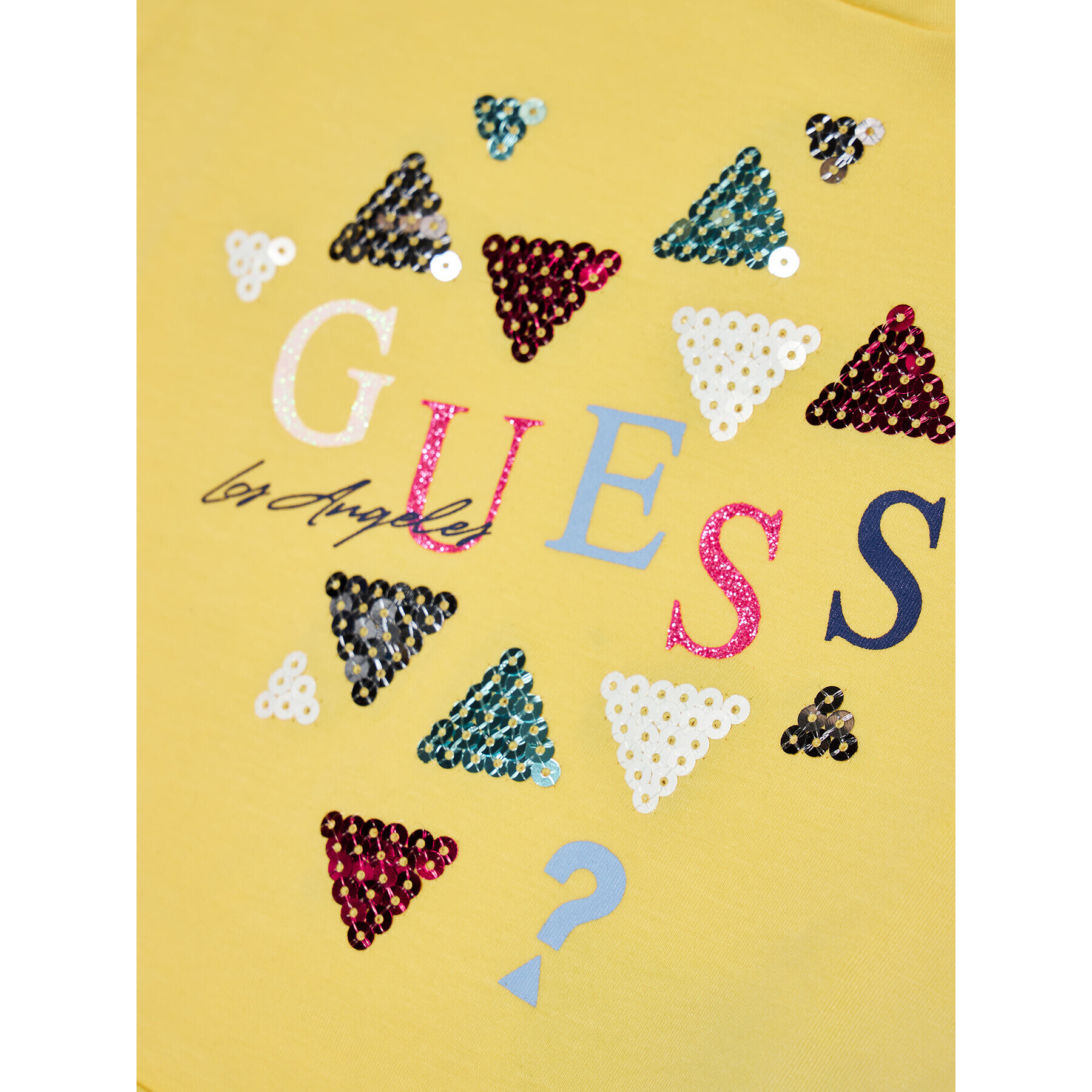 Guess T-Shirt K1GI03 K6YW1 Žlutá Regular Fit - Pepit.cz