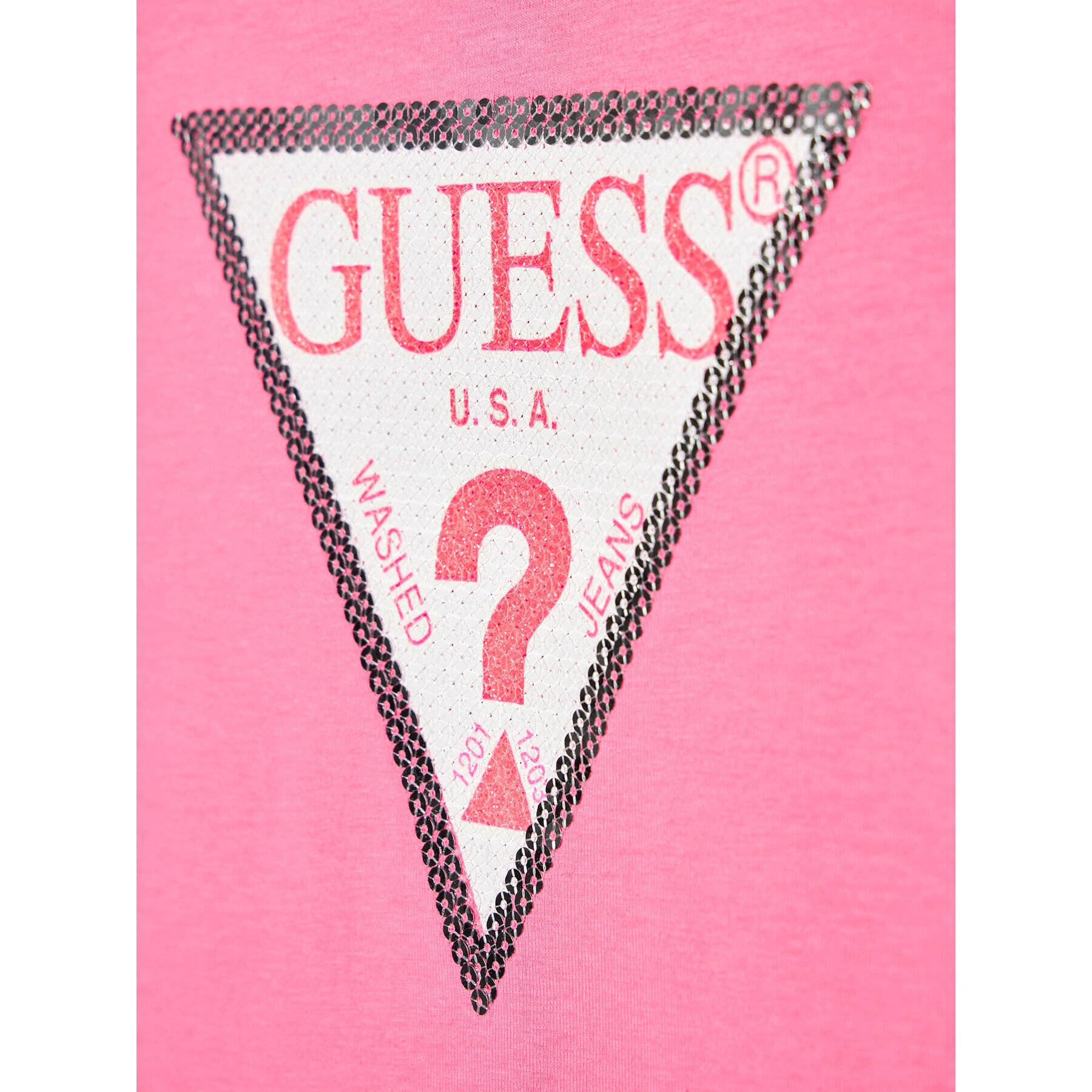 Guess T-Shirt K1RI19 K6YW1 Růžová Regular Fit - Pepit.cz