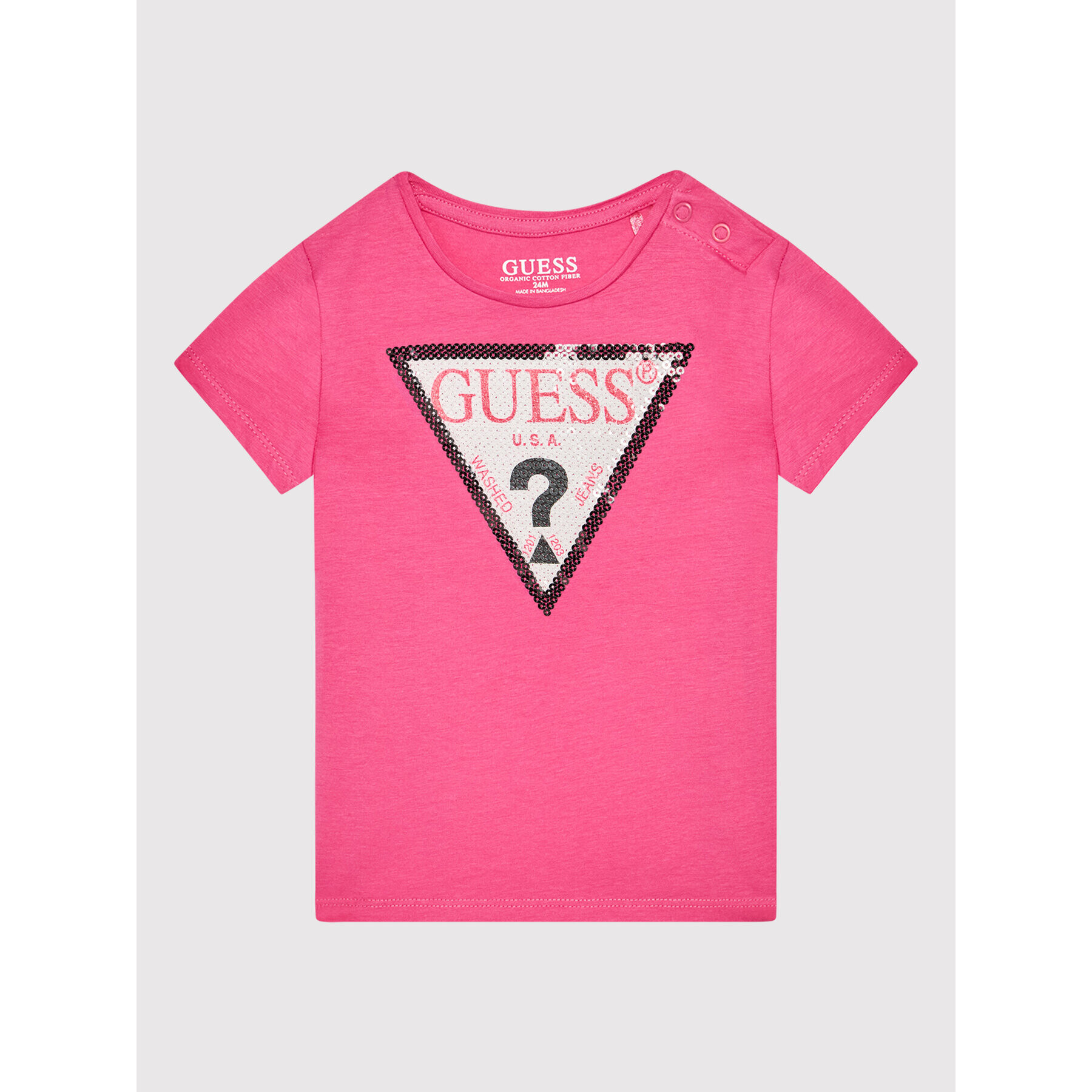 Guess T-Shirt K1YI26 K6YW1 Růžová Regular Fit - Pepit.cz