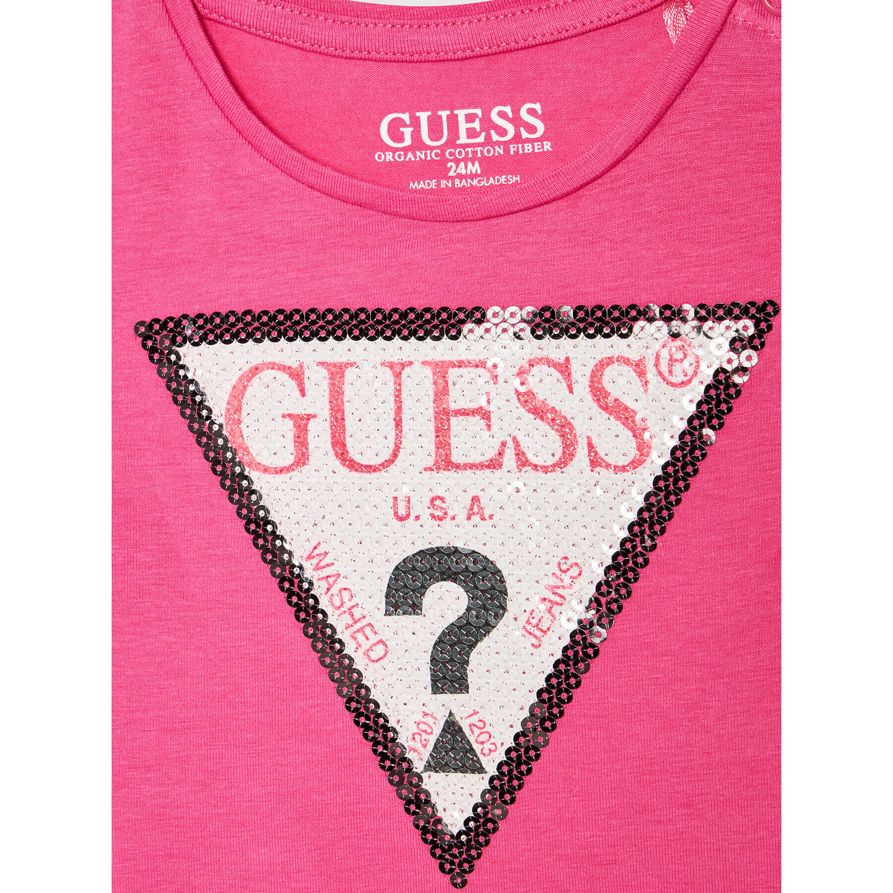 Guess T-Shirt K1YI26 K6YW1 Růžová Regular Fit - Pepit.cz