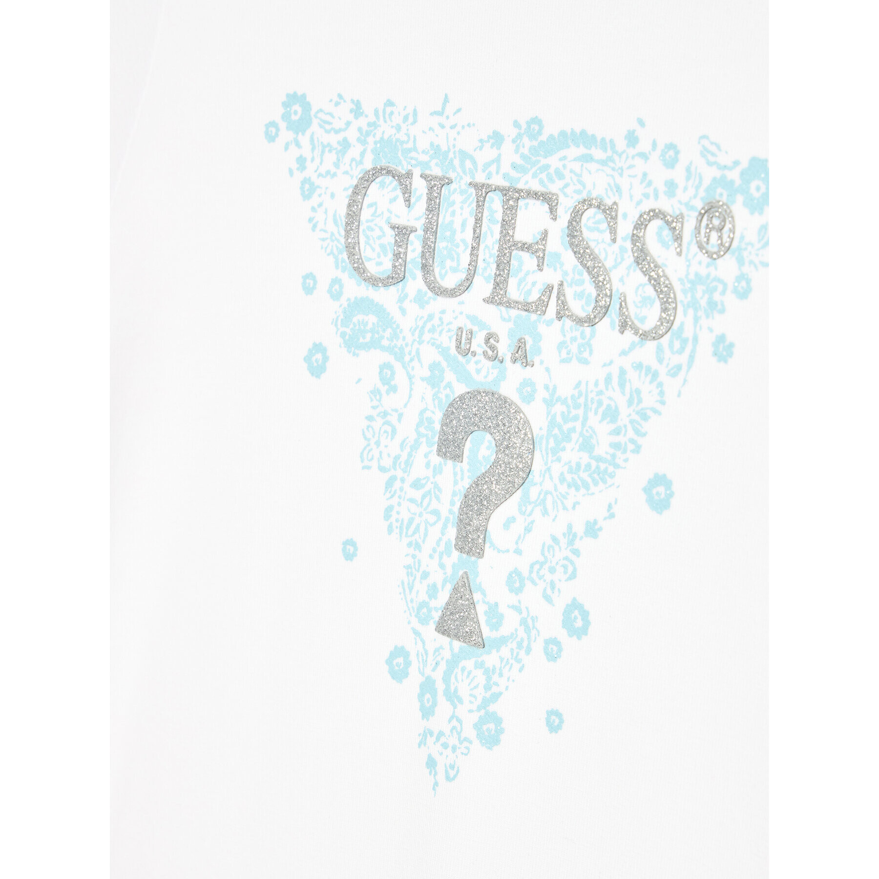 Guess T-Shirt K2GI00 K6YW1 Bílá Regular Fit - Pepit.cz