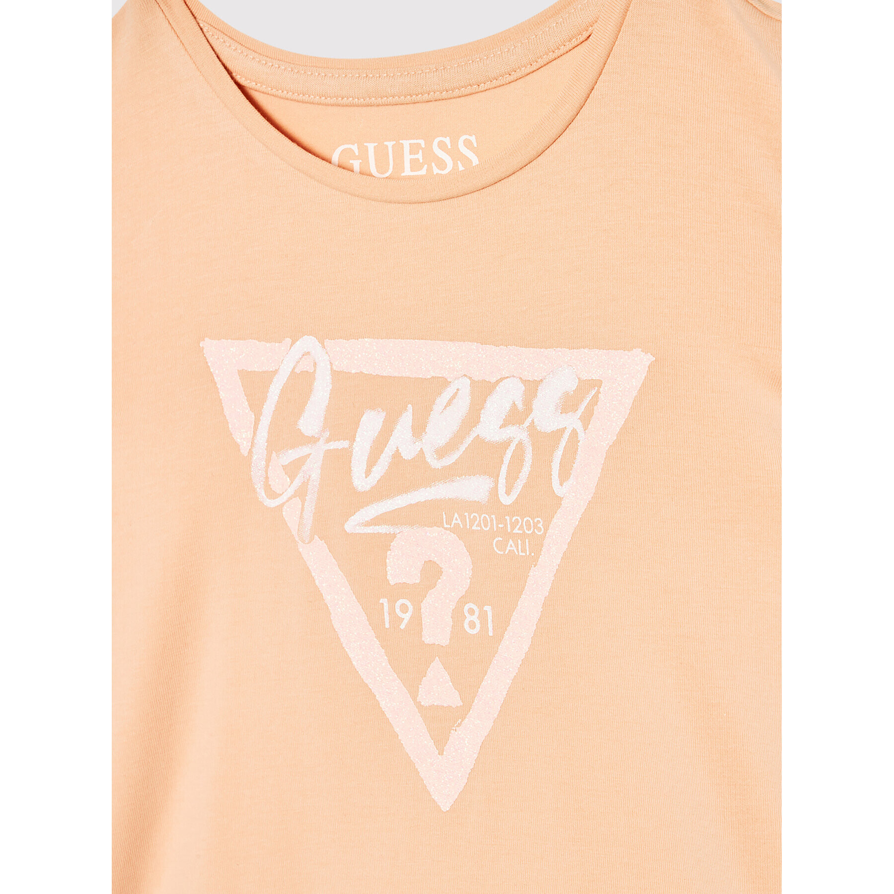 Guess T-Shirt K2GI07 K6YW1 Oranžová Regular Fit - Pepit.cz