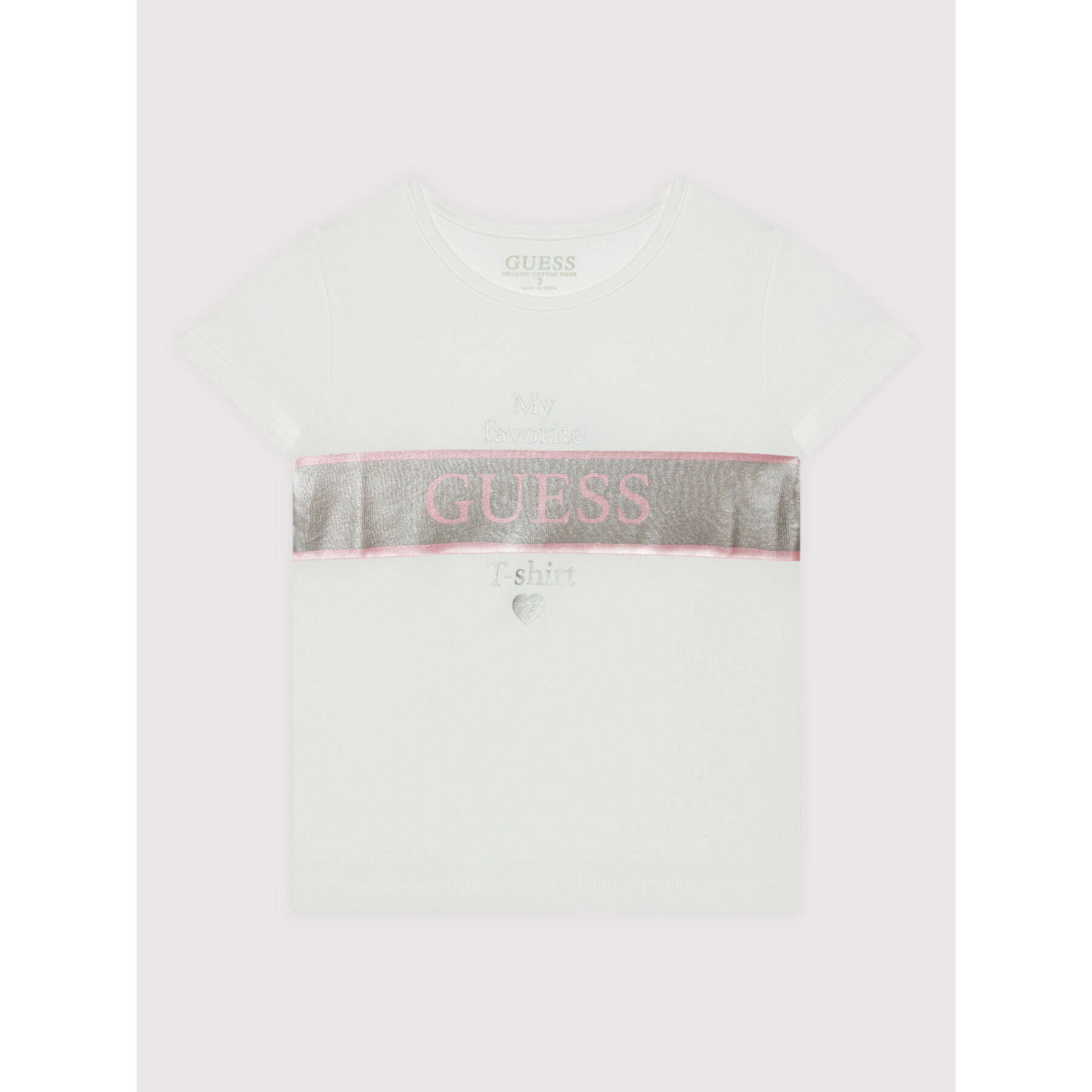 Guess T-Shirt K2RI17 K6YW1 Bílá Regular Fit - Pepit.cz