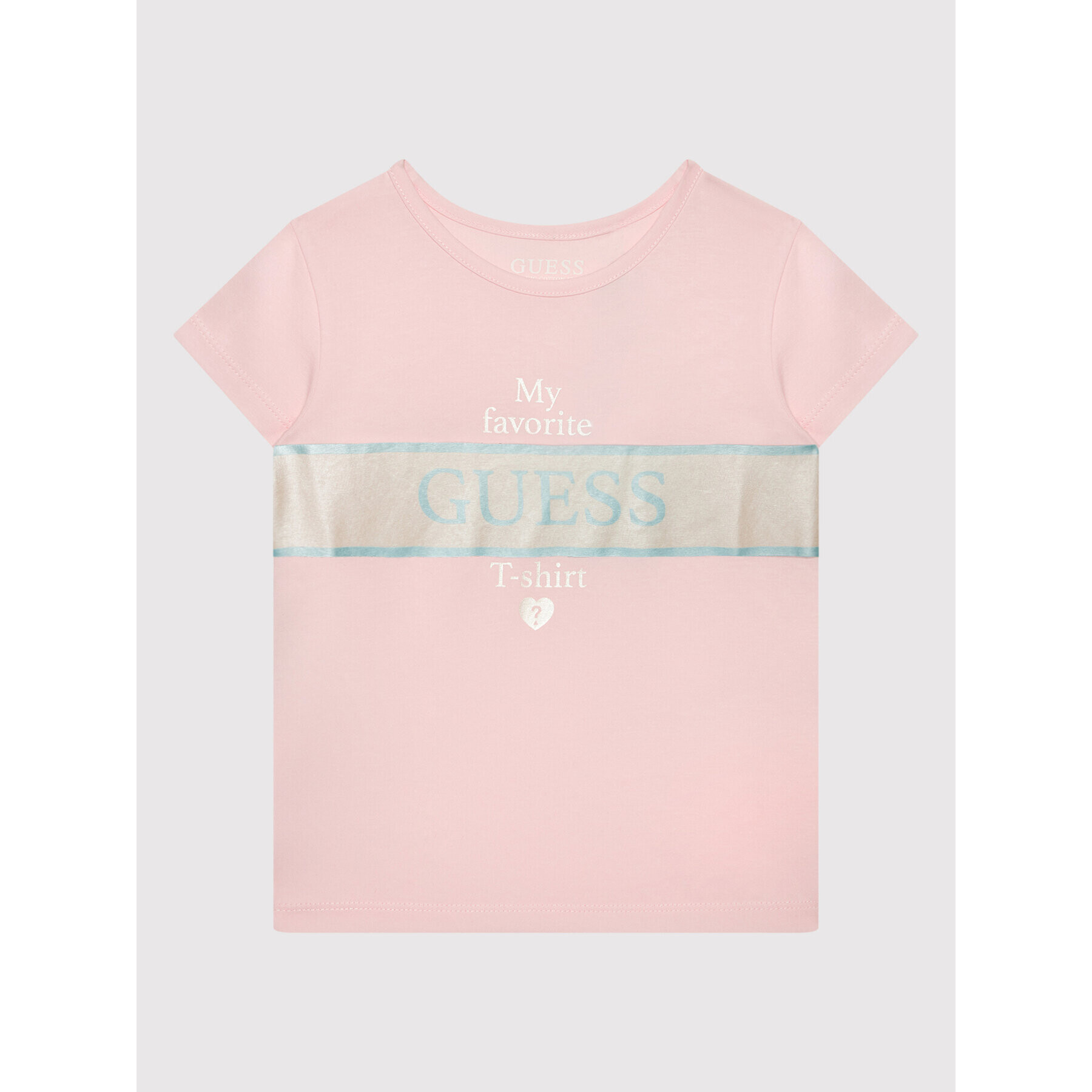 Guess T-Shirt K2RI17 K6YW1 Růžová Regular Fit - Pepit.cz