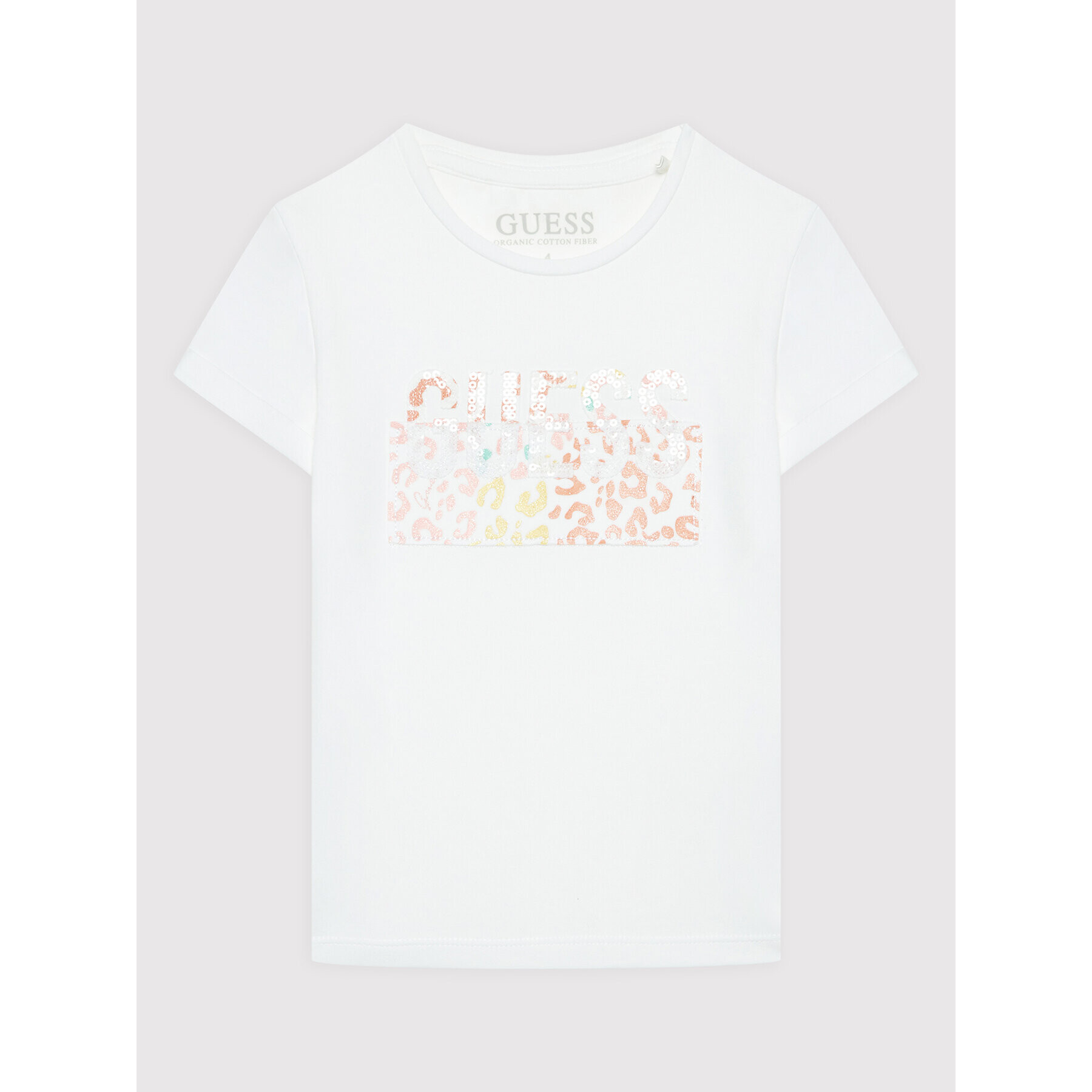 Guess T-Shirt K2YI14 K6YW1 Bílá Regular Fit - Pepit.cz