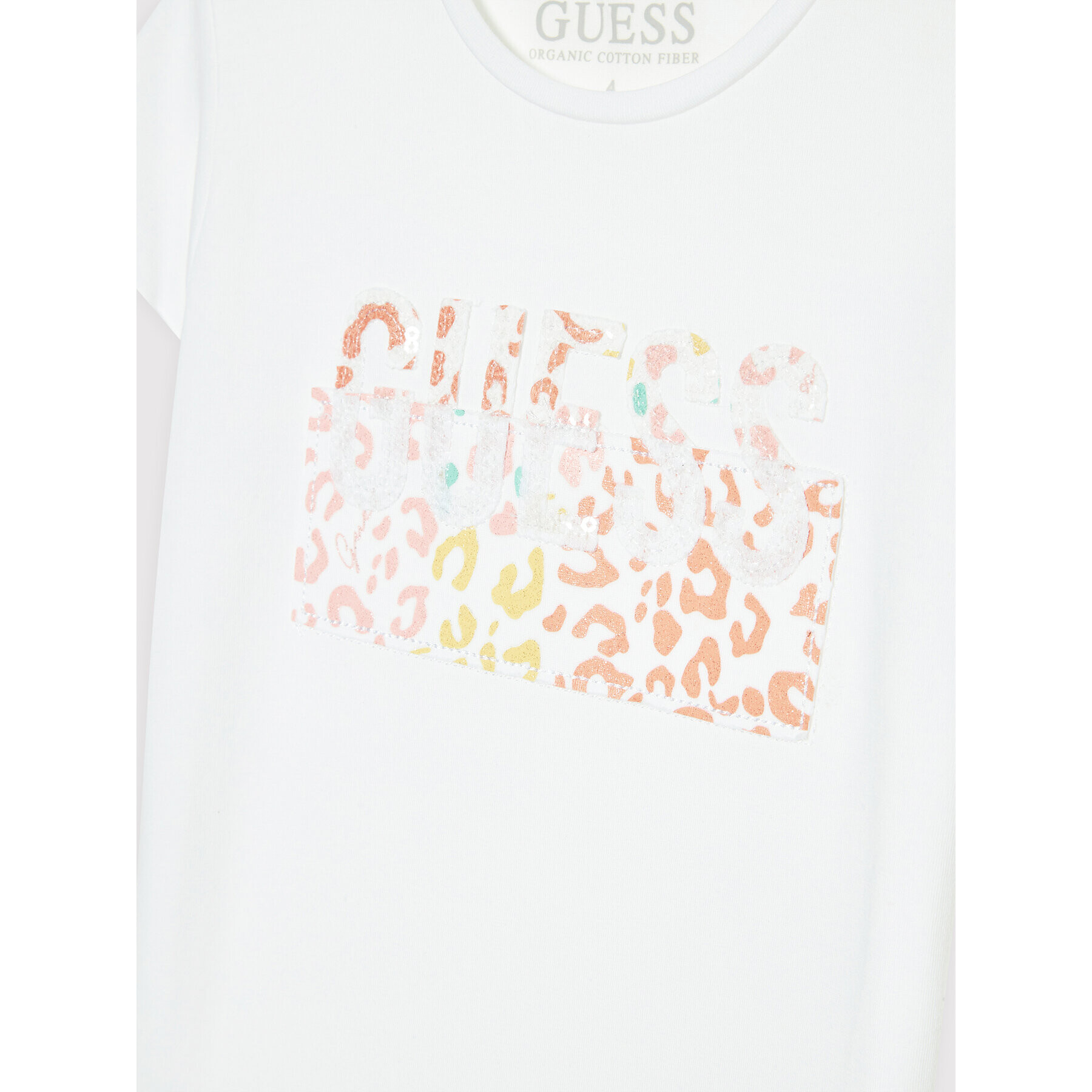 Guess T-Shirt K2YI14 K6YW1 Bílá Regular Fit - Pepit.cz