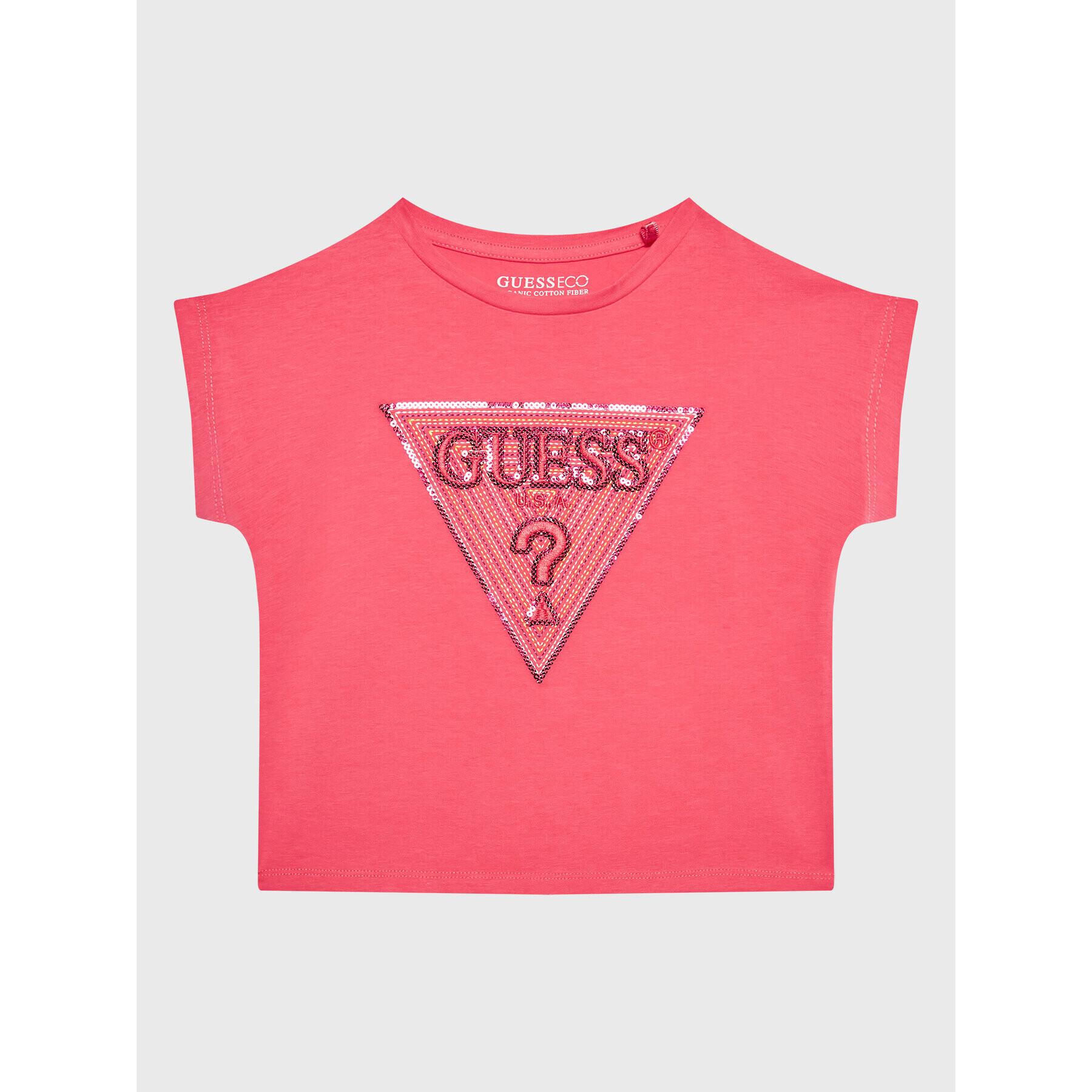 Guess T-Shirt K3GI07 K6YW1 Růžová Boxy Fit - Pepit.cz