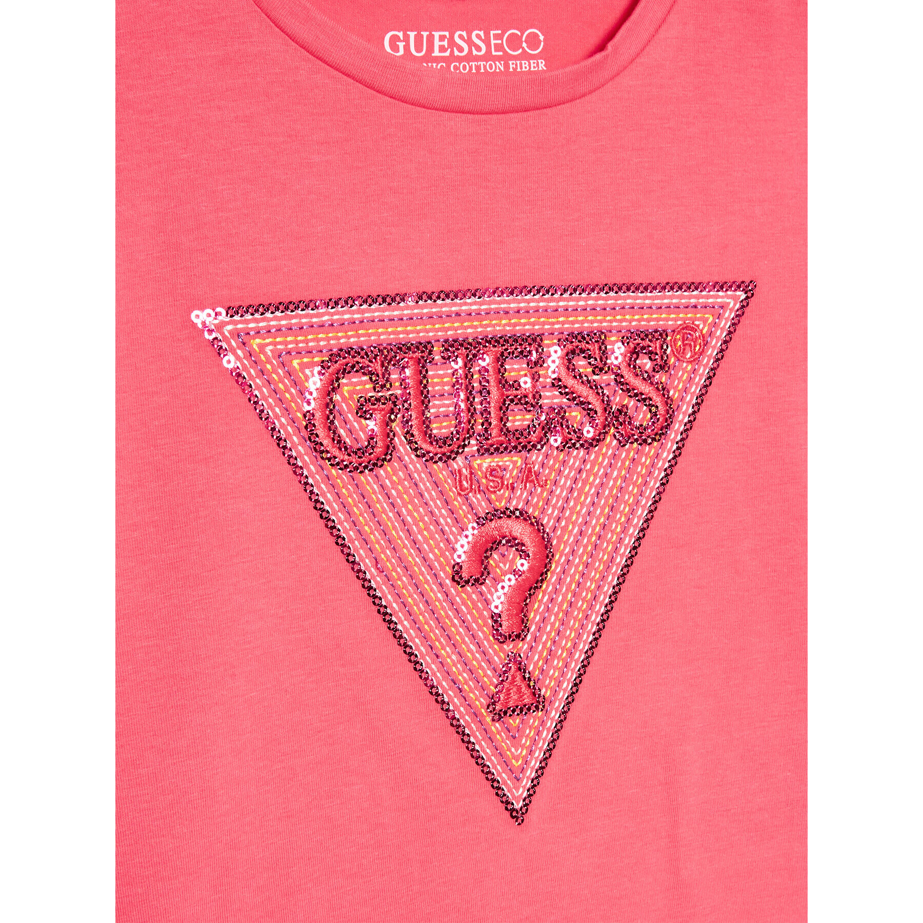 Guess T-Shirt K3GI07 K6YW1 Růžová Boxy Fit - Pepit.cz