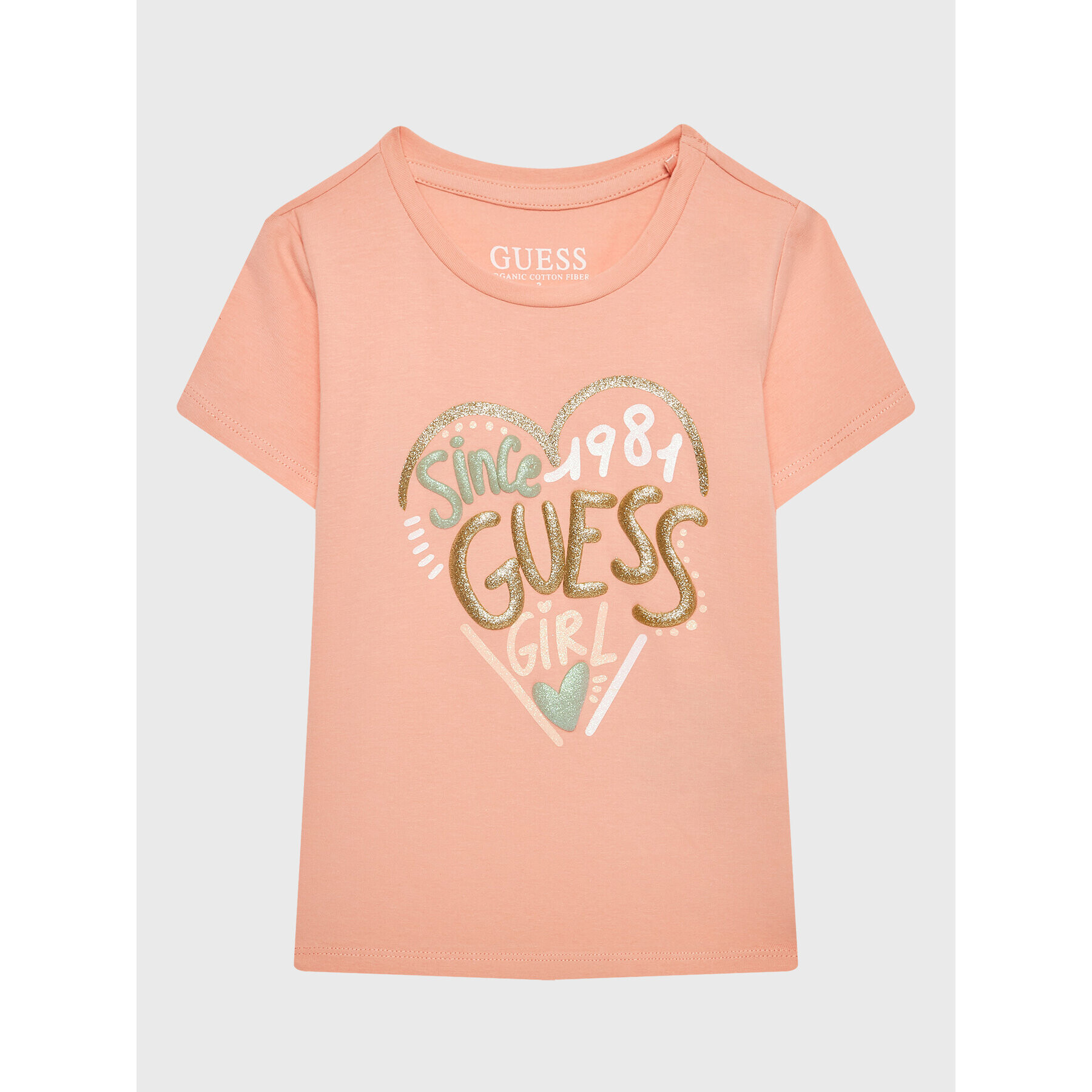 Guess T-Shirt K3GI08 K6YW1 Růžová Regular Fit - Pepit.cz