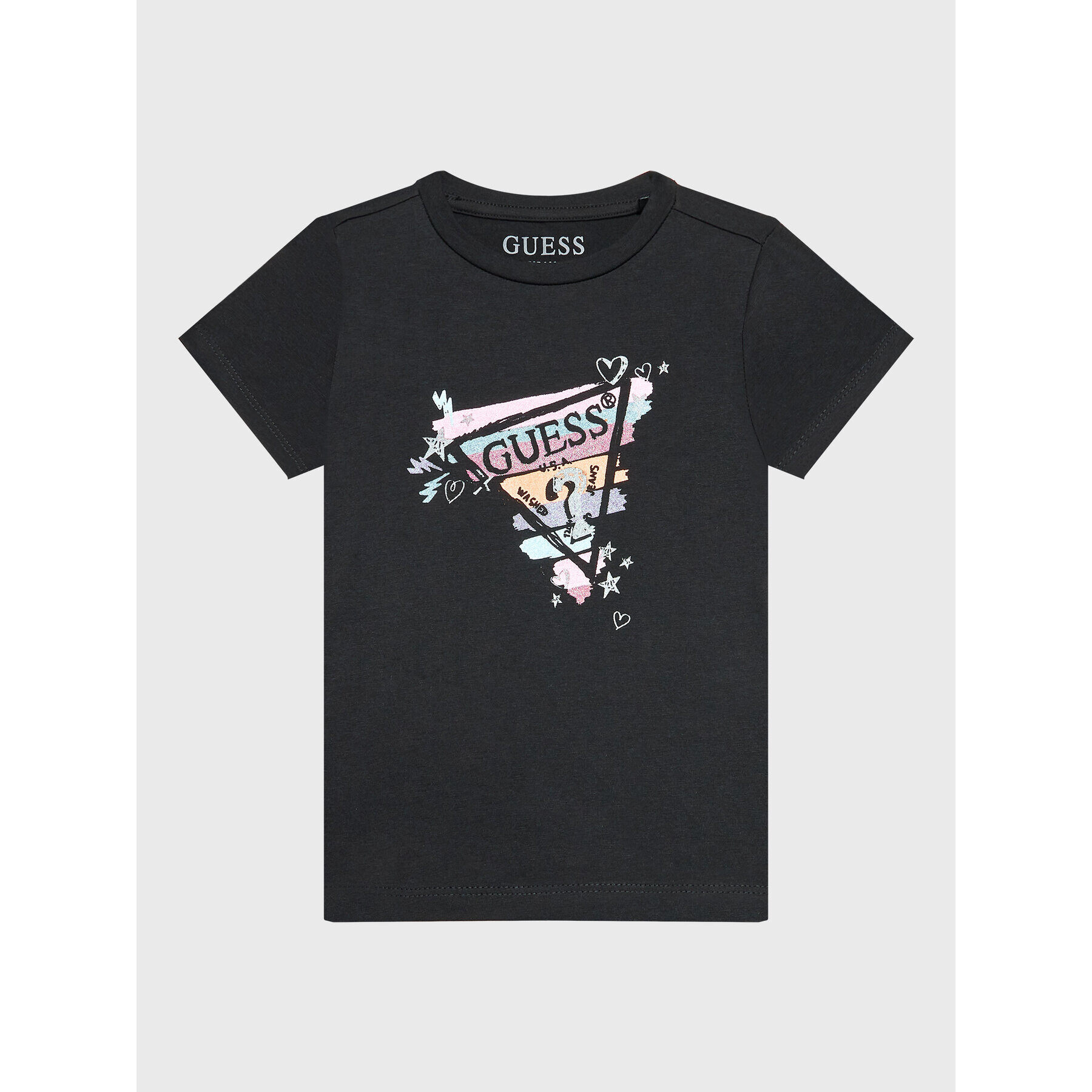 Guess T-Shirt K3RI00 K6YW3 Černá Regular Fit - Pepit.cz