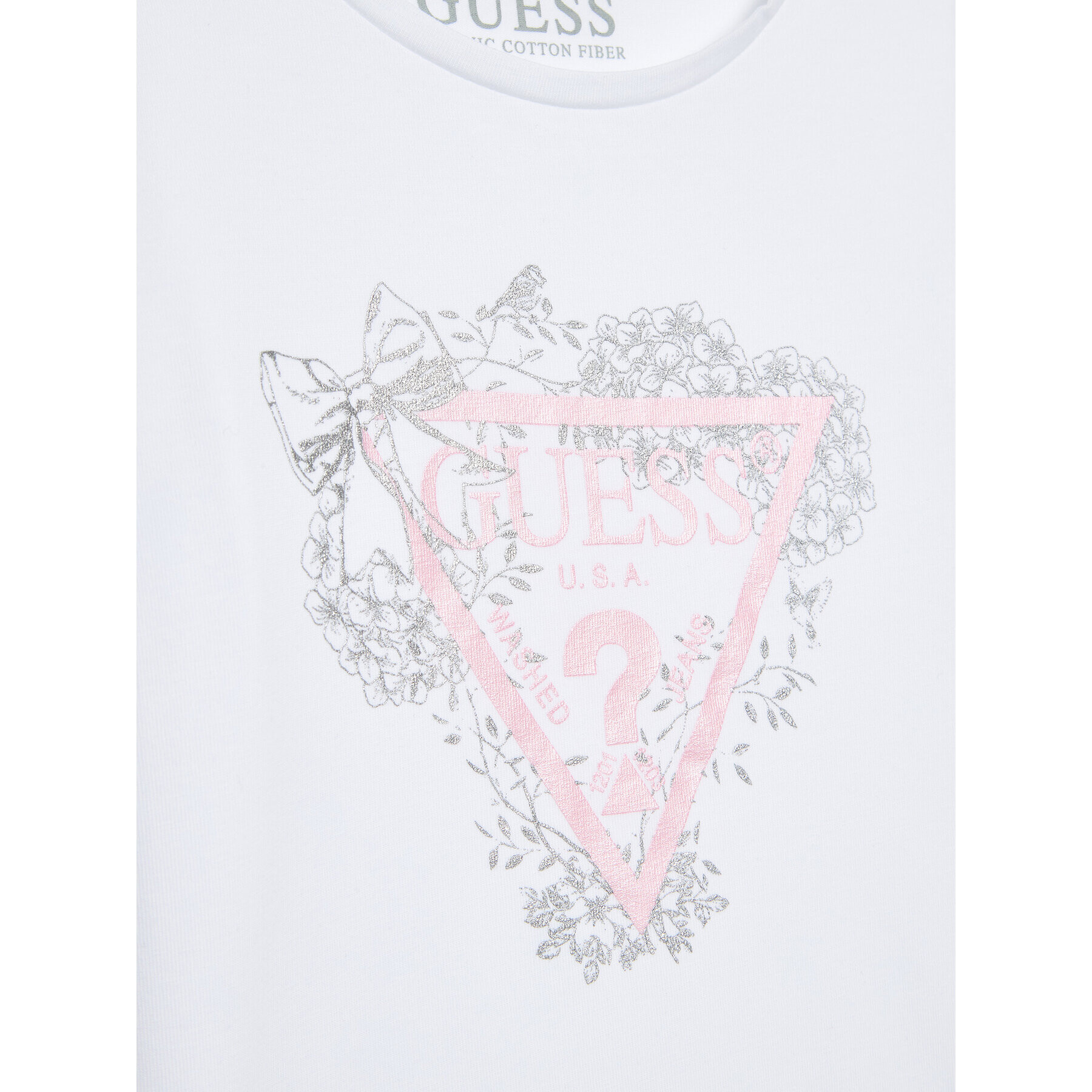 Guess T-Shirt K3RI17 K6YW1 Bílá Regular Fit - Pepit.cz