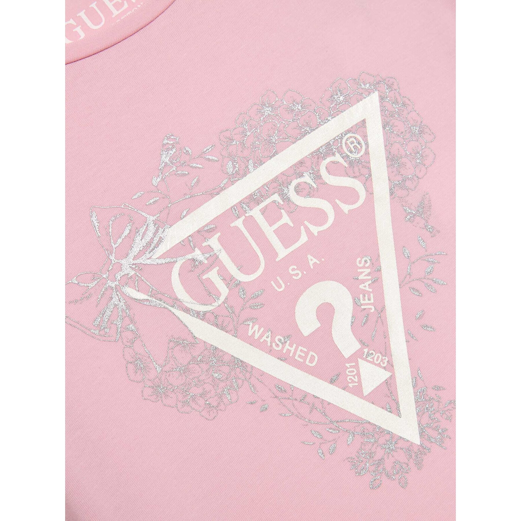 Guess T-Shirt K3RI17 K6YW1 Fialová Regular Fit - Pepit.cz