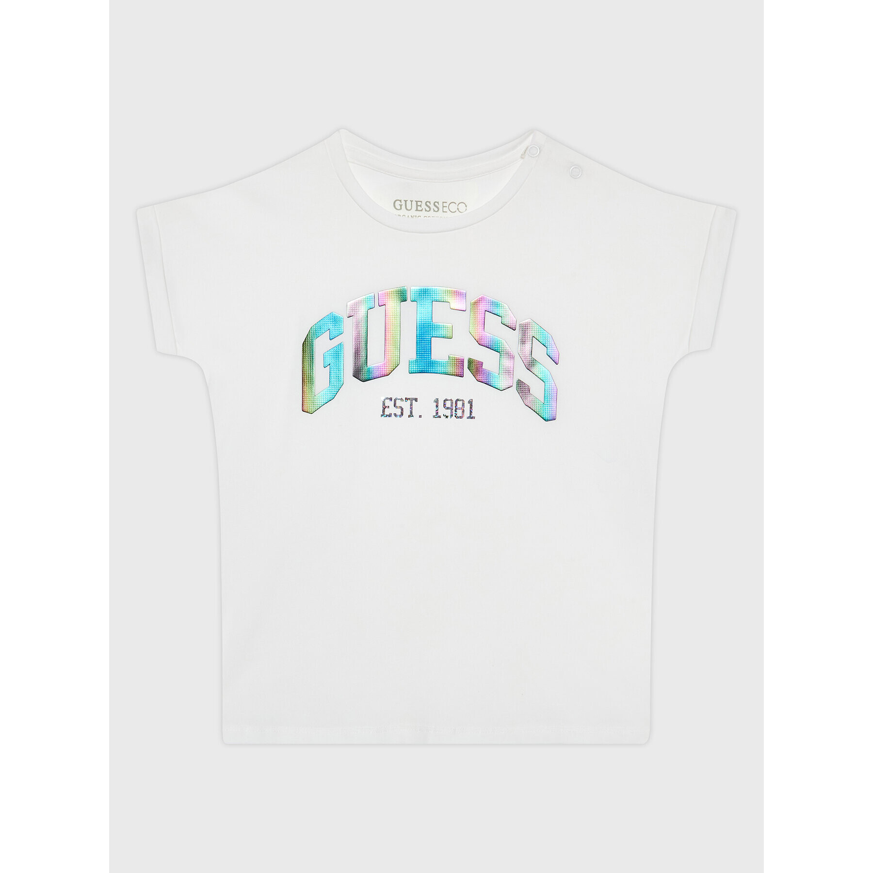 Guess T-Shirt K3RI25 K6YW1 Bílá Regular Fit - Pepit.cz