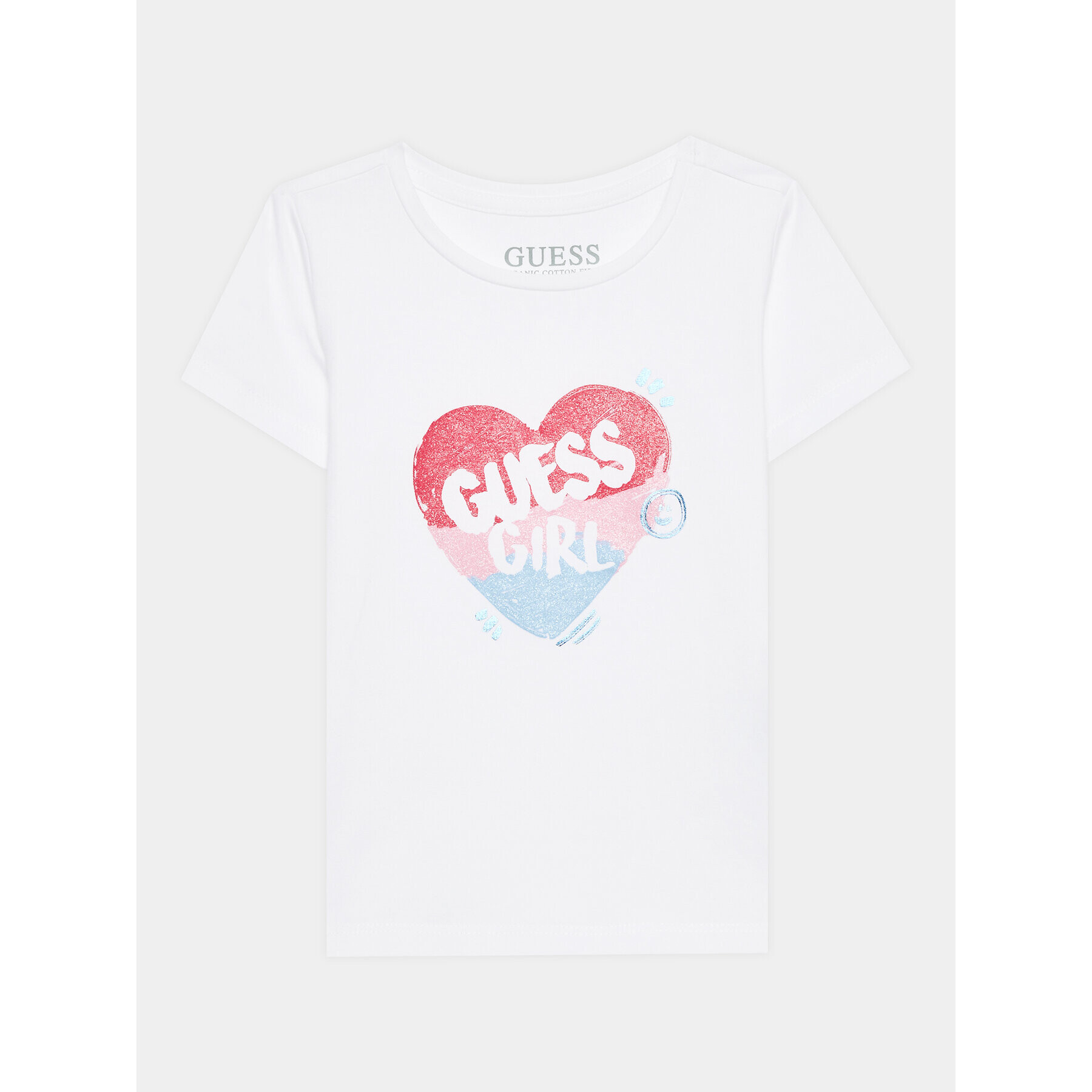 Guess T-Shirt K3YI02 K6YW4 Bílá Regular Fit - Pepit.cz