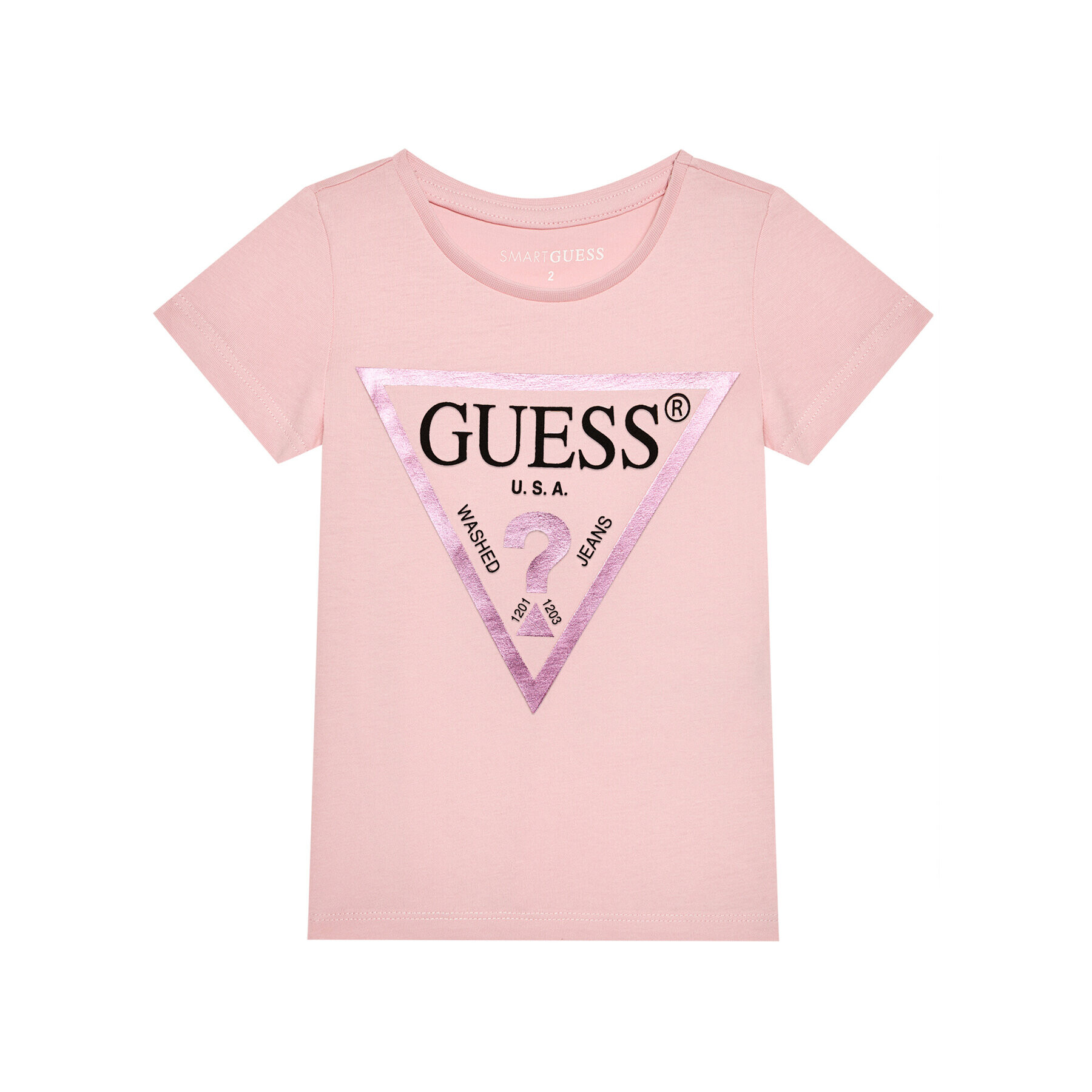 Guess T-Shirt K73I56 K8HM0 Růžová Regular Fit - Pepit.cz