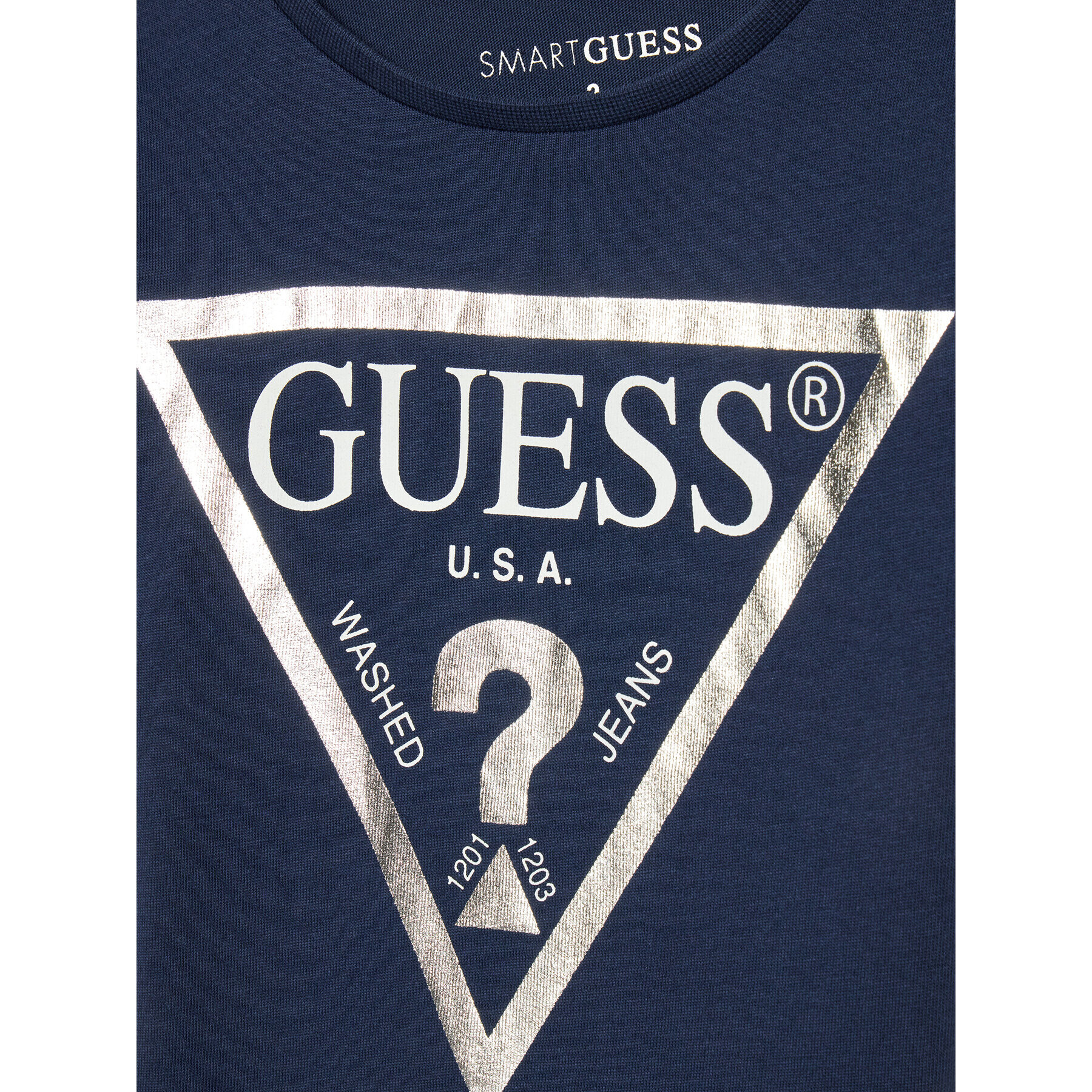 Guess T-Shirt K73I56 K8HM0 Tmavomodrá Regular Fit - Pepit.cz