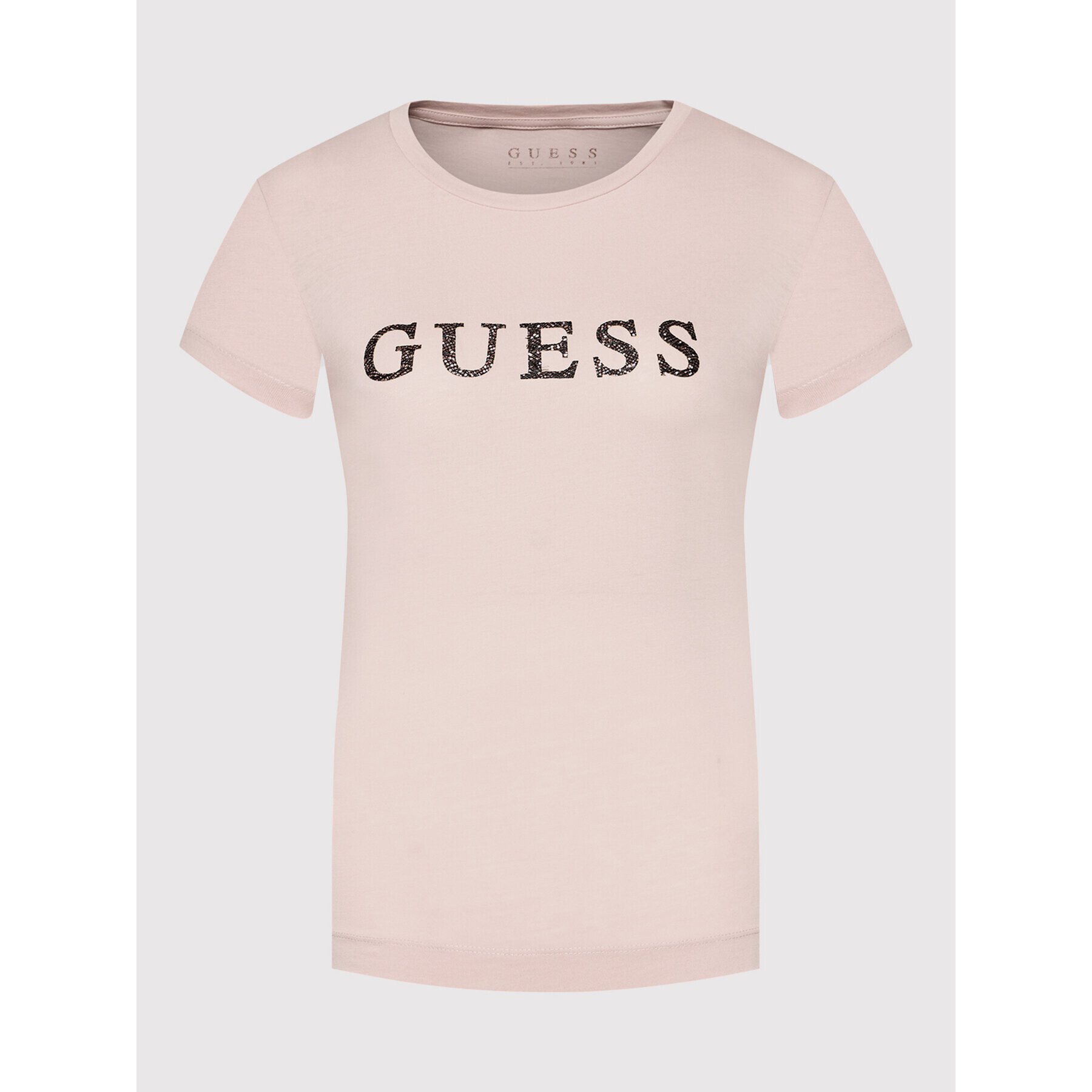 Guess T-Shirt Kimetz W1BI06 JA911 Růžová Regular Fit - Pepit.cz