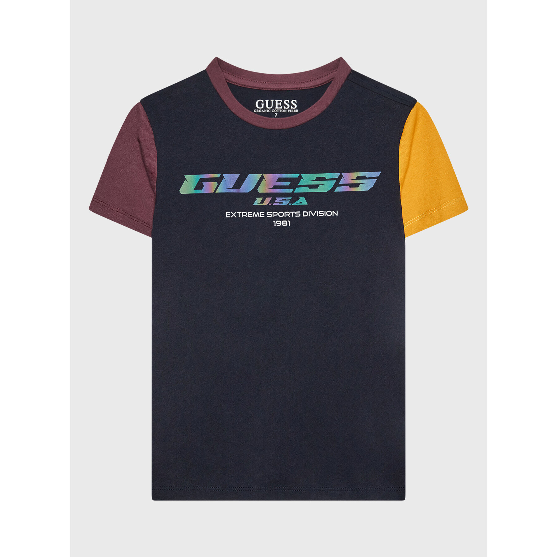 Guess T-Shirt L2BI22 I3Z11 Tmavomodrá Regular Fit - Pepit.cz