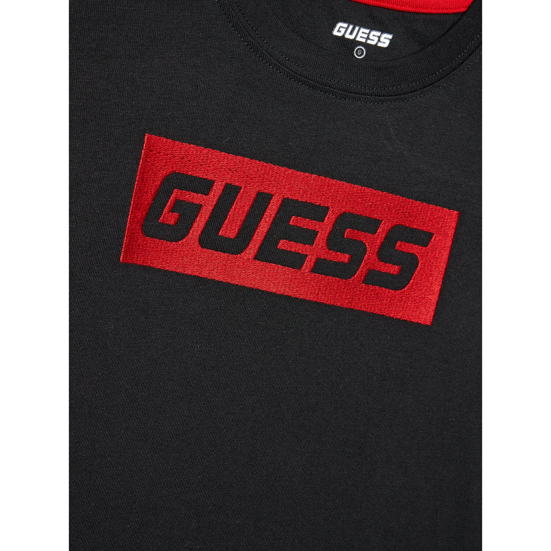 Guess T-Shirt L2BI33 K8FQ4 Černá Regular Fit - Pepit.cz