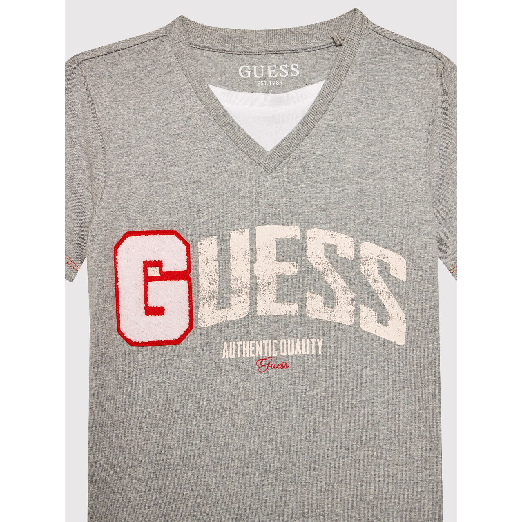 Guess T-Shirt L2GI08 KAV10 Šedá Regular Fit - Pepit.cz