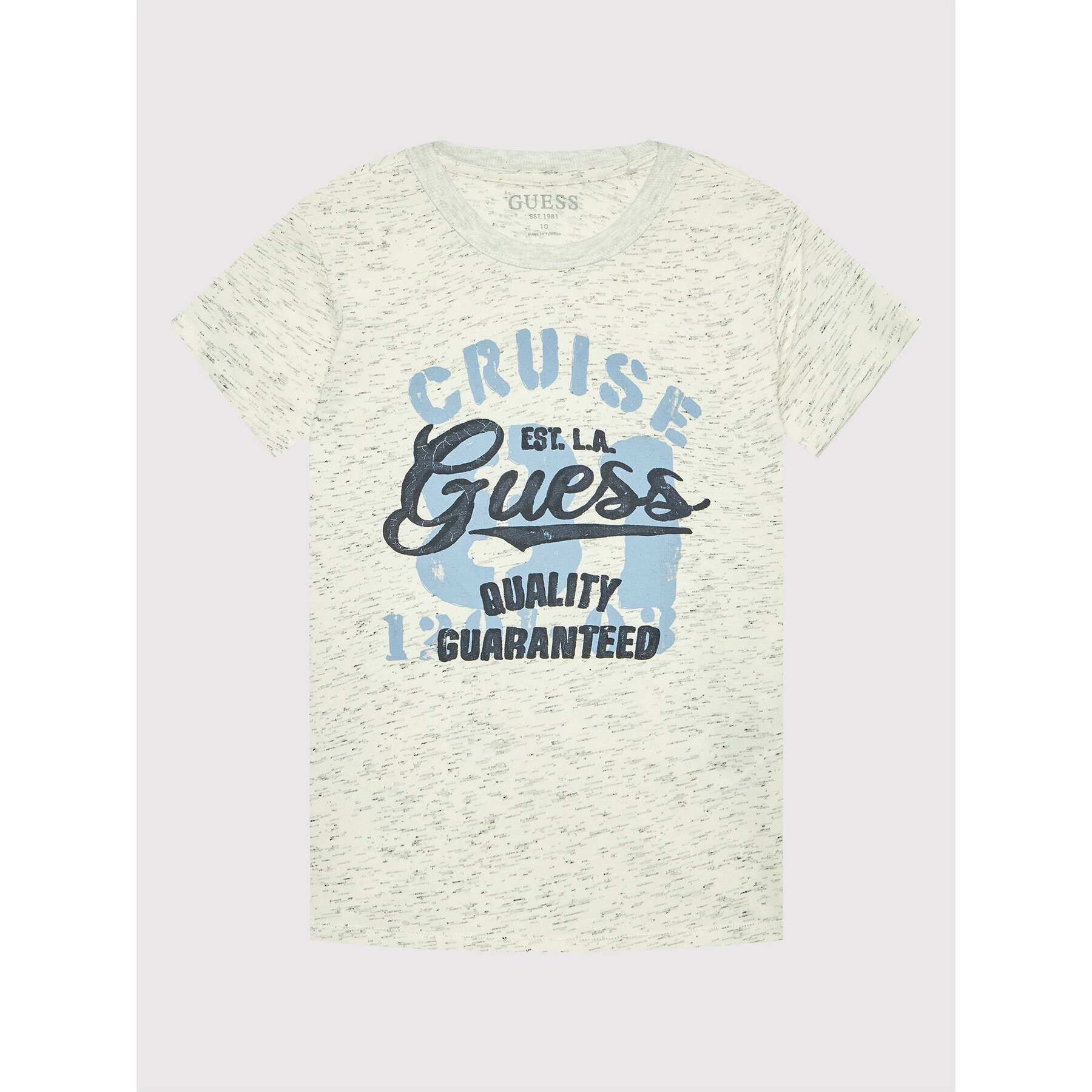 Guess T-Shirt L2GI17 KB0U0 Béžová Regular Fit - Pepit.cz