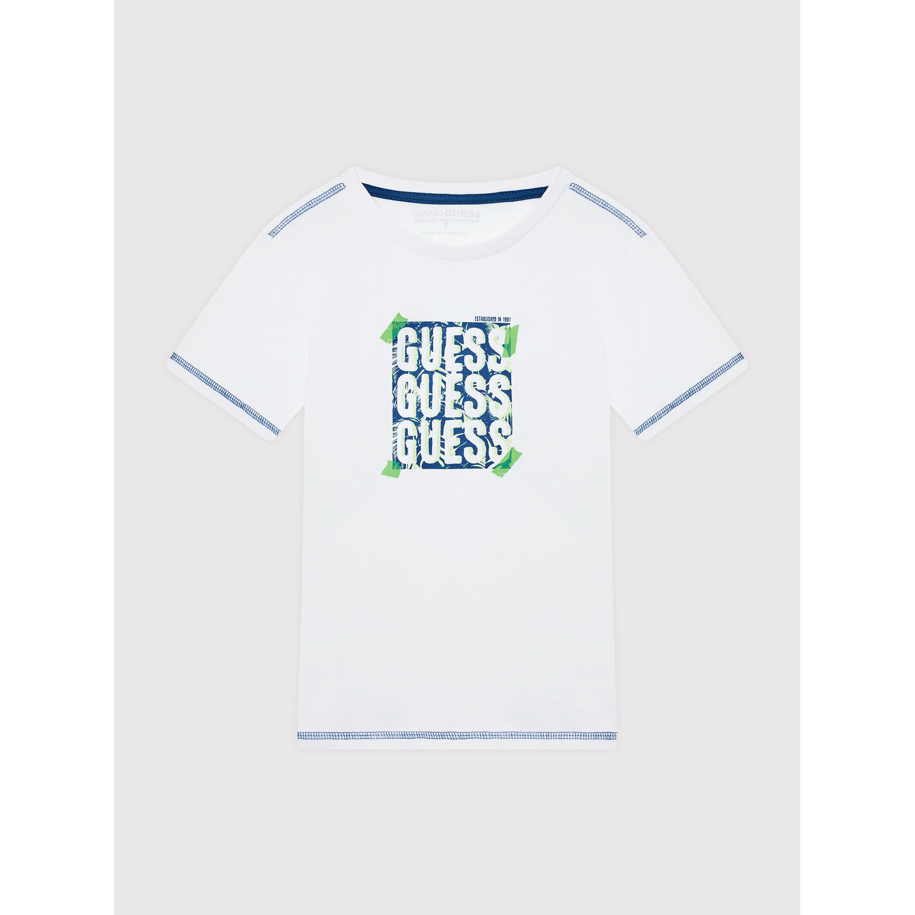 Guess T-Shirt L2GI18 K8HM0 Bílá Regular Fit - Pepit.cz