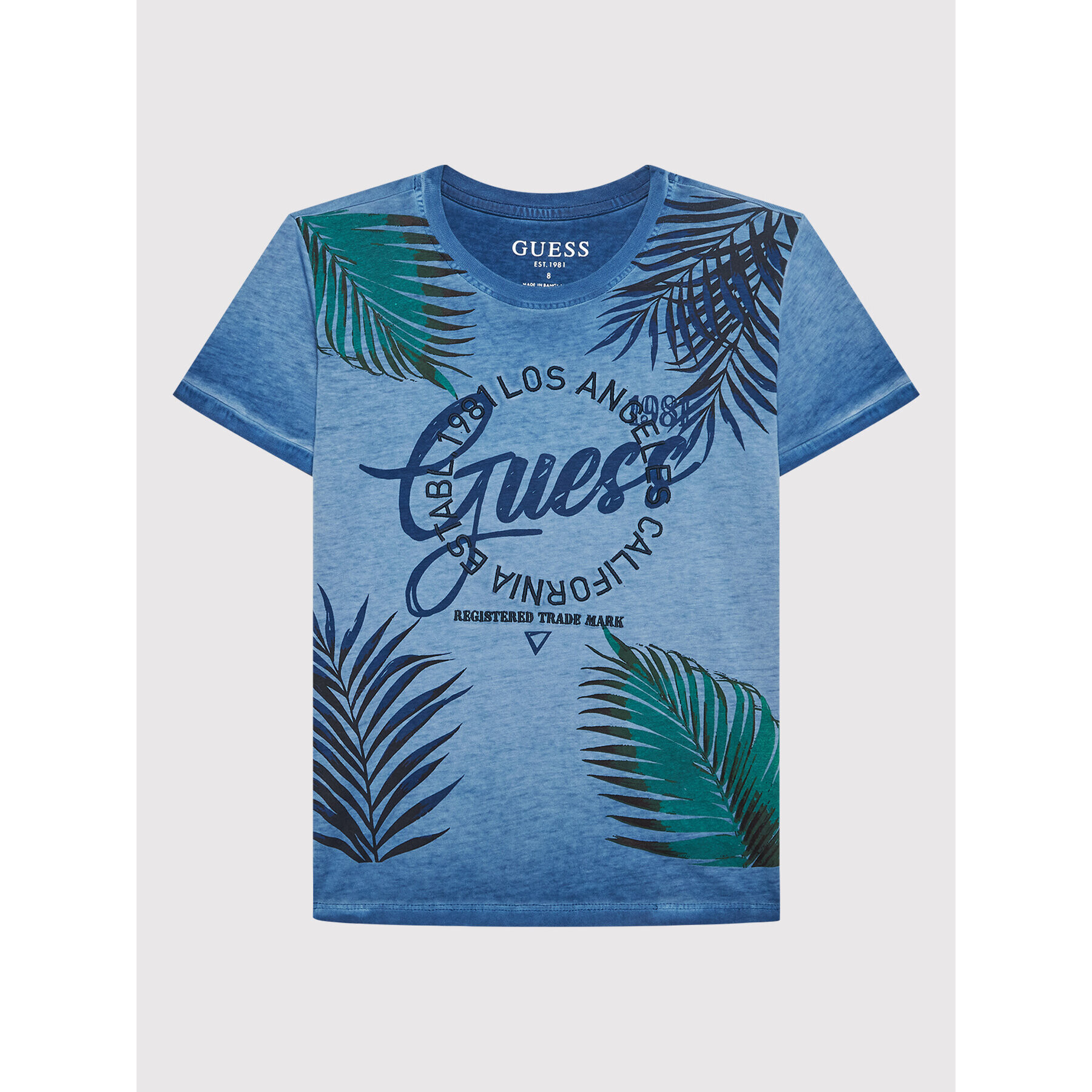 Guess T-Shirt L2GI35 K5M20 Modrá Regular Fit - Pepit.cz