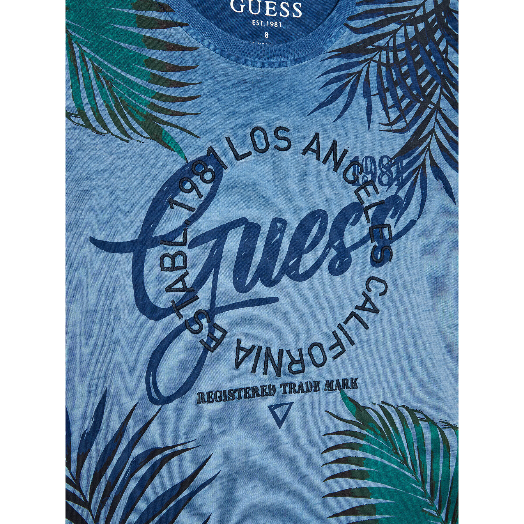 Guess T-Shirt L2GI35 K5M20 Modrá Regular Fit - Pepit.cz