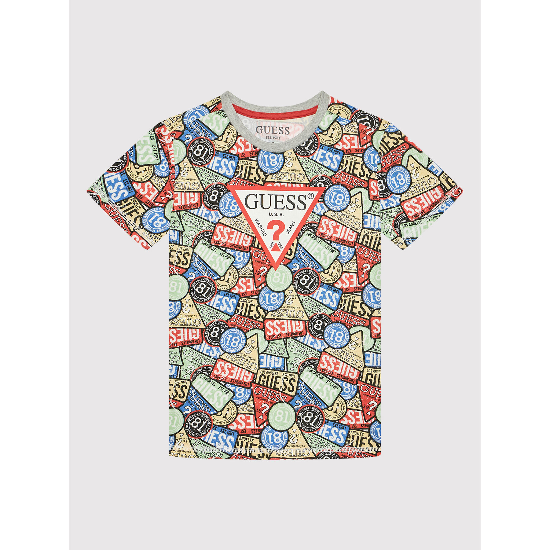 Guess T-Shirt L2YI05 K5M20 Barevná Regular Fit - Pepit.cz