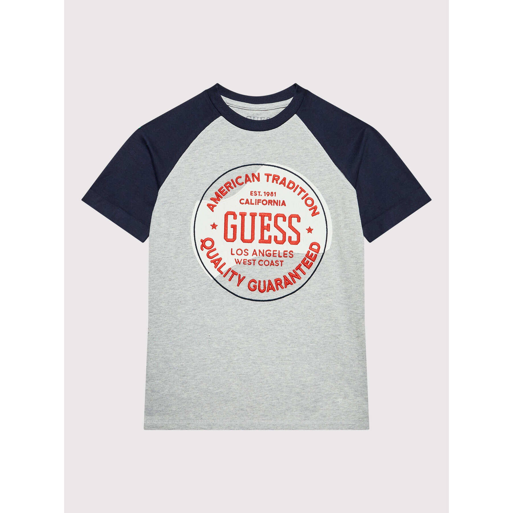 Guess T-Shirt L2YI16 K9N50 Šedá Regular Fit - Pepit.cz