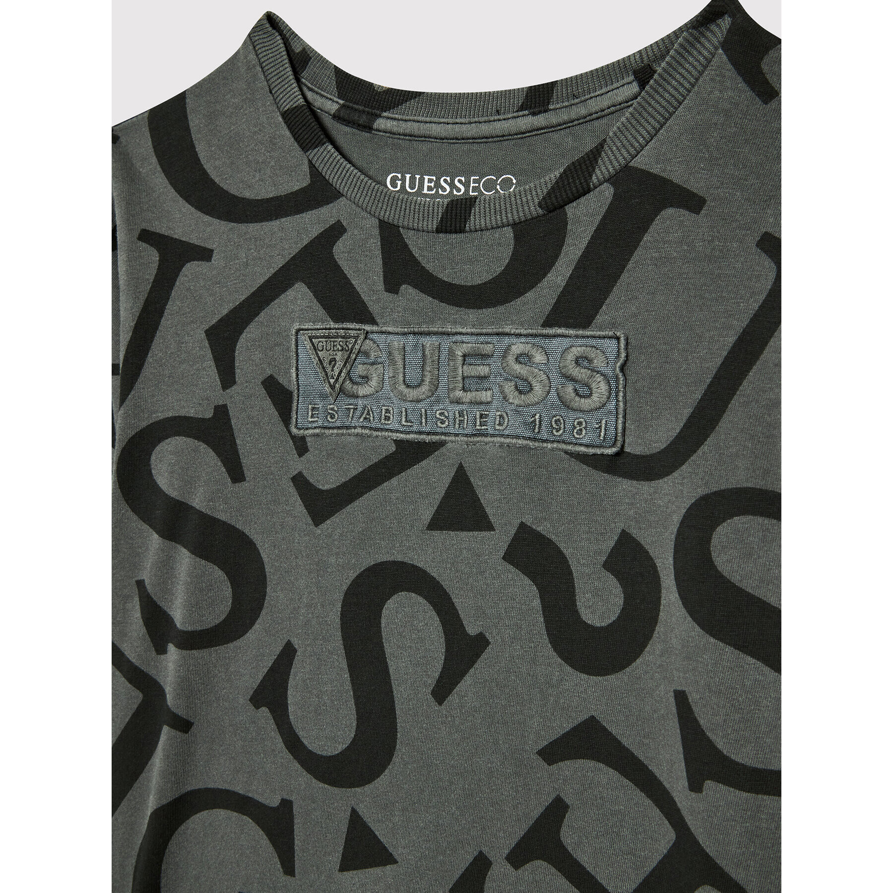 Guess T-Shirt L2YI32 K8HM0 Šedá Regular Fit - Pepit.cz