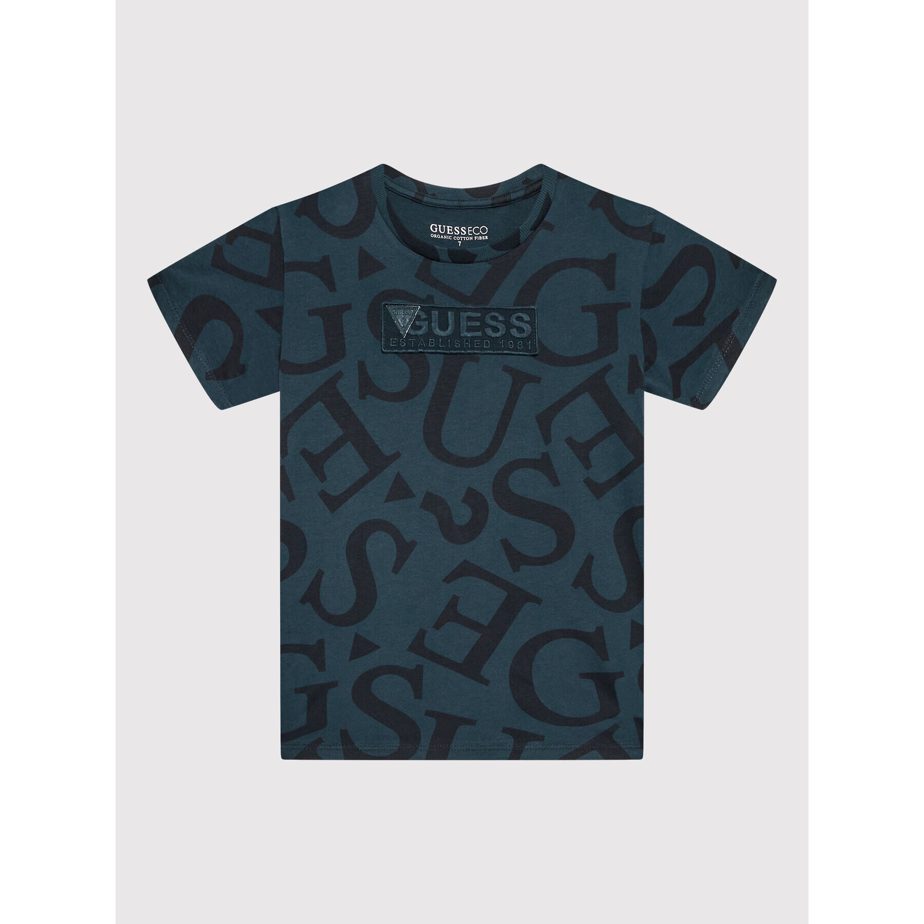 Guess T-Shirt L2YI32 K8HM0 Tmavomodrá Regular Fit - Pepit.cz