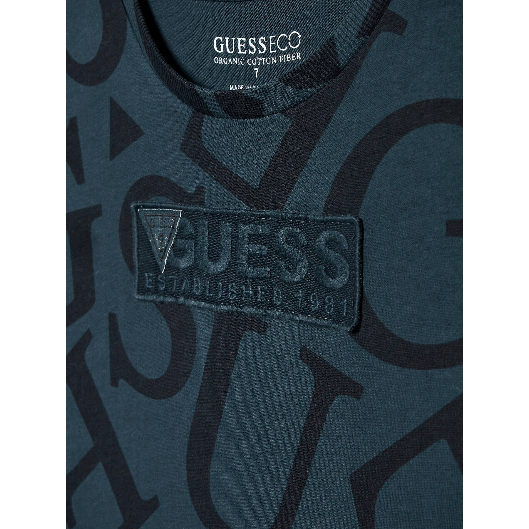 Guess T-Shirt L2YI32 K8HM0 Tmavomodrá Regular Fit - Pepit.cz