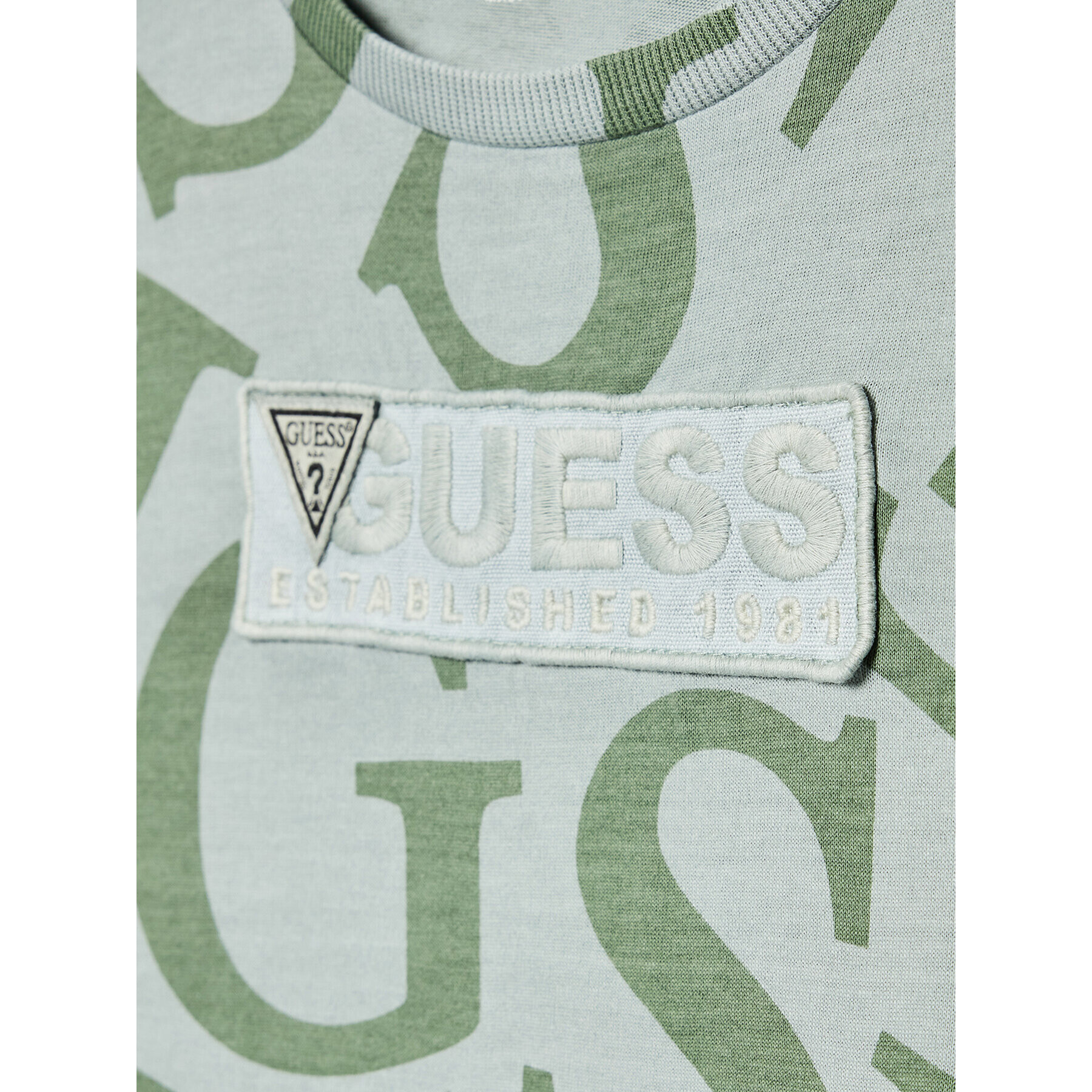 Guess T-Shirt L2YI32 K8HM0 Zelená Regular Fit - Pepit.cz