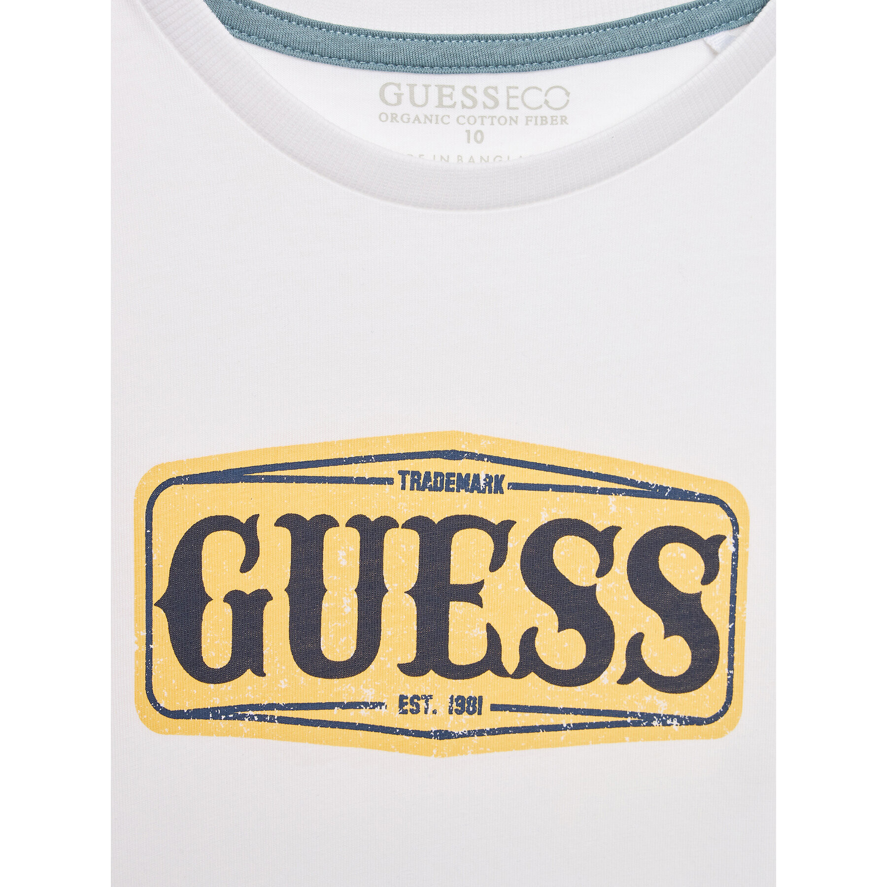 Guess T-Shirt L3BI01 I3Z14 Bílá Regular Fit - Pepit.cz