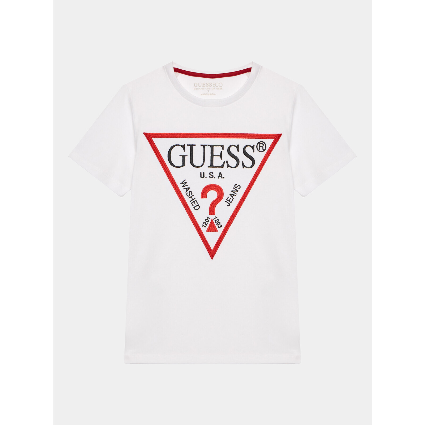 Guess T-Shirt L3BI41 K8HM4 Bílá Regular Fit - Pepit.cz