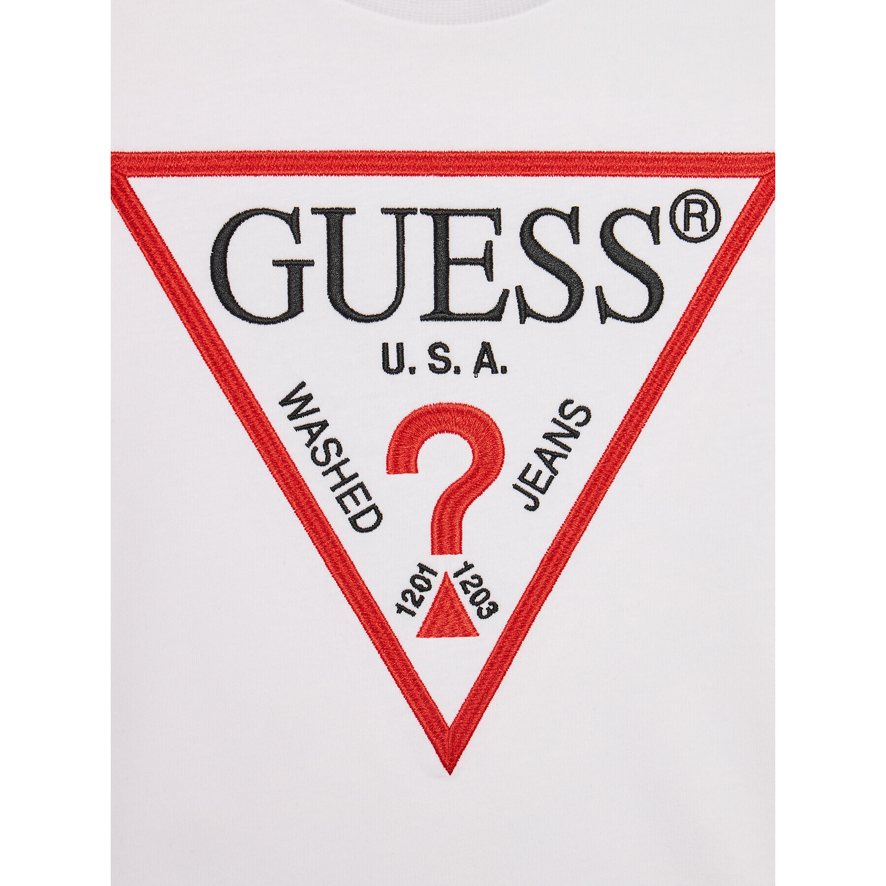 Guess T-Shirt L3BI41 K8HM4 Bílá Regular Fit - Pepit.cz