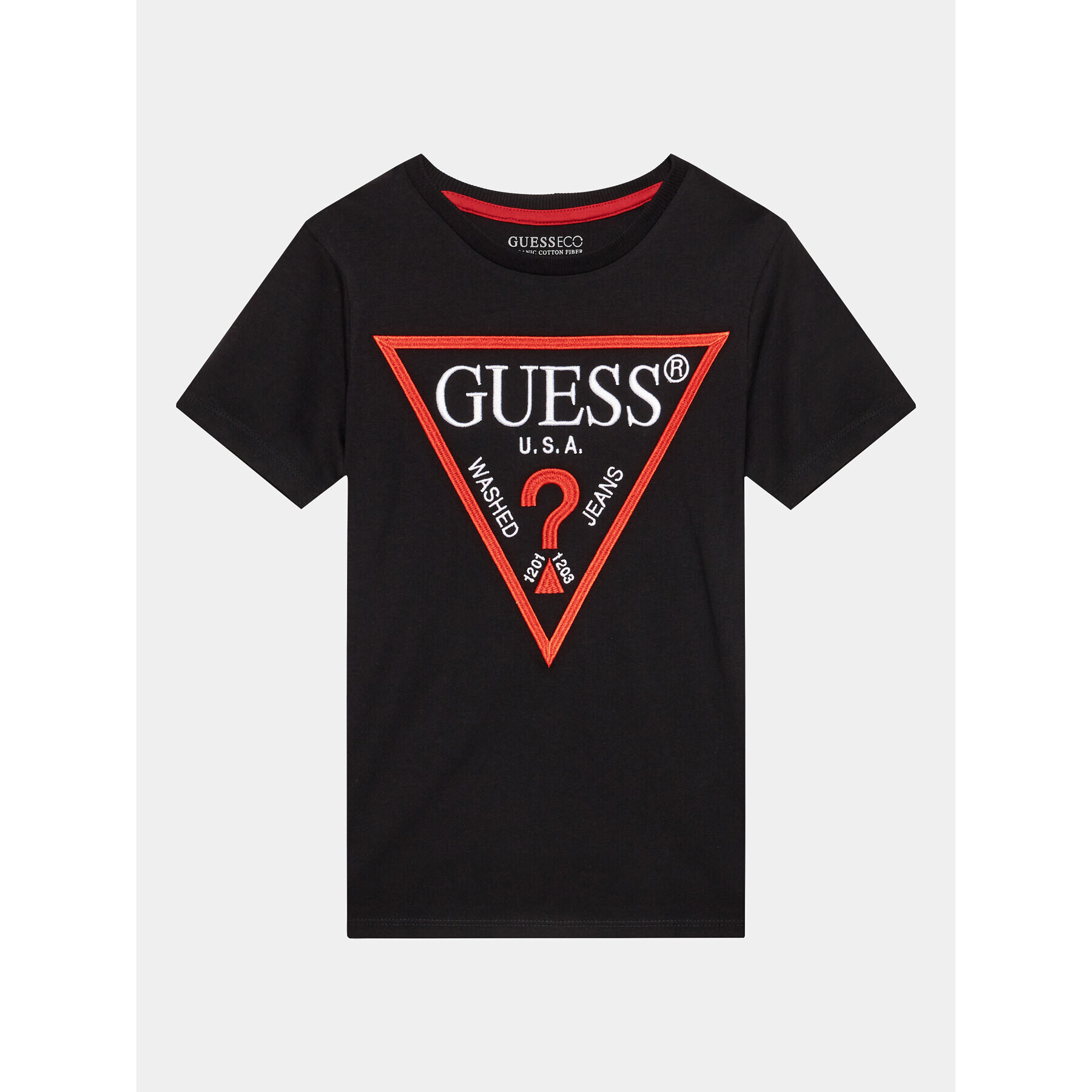 Guess T-Shirt L3BI41 K8HM4 Černá Regular Fit - Pepit.cz