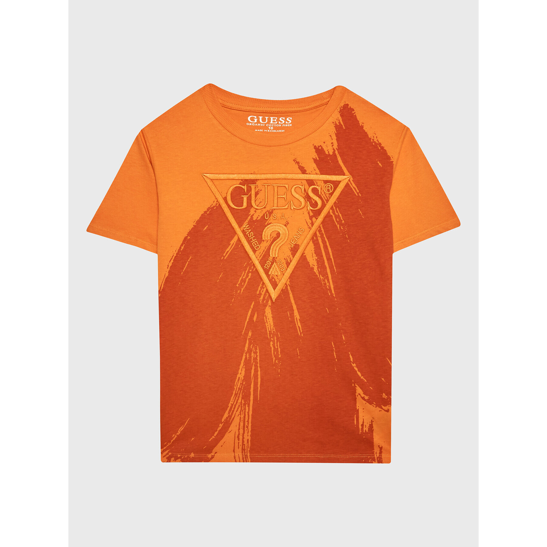 Guess T-Shirt L3GI02 K8HM0 Oranžová Regular Fit - Pepit.cz