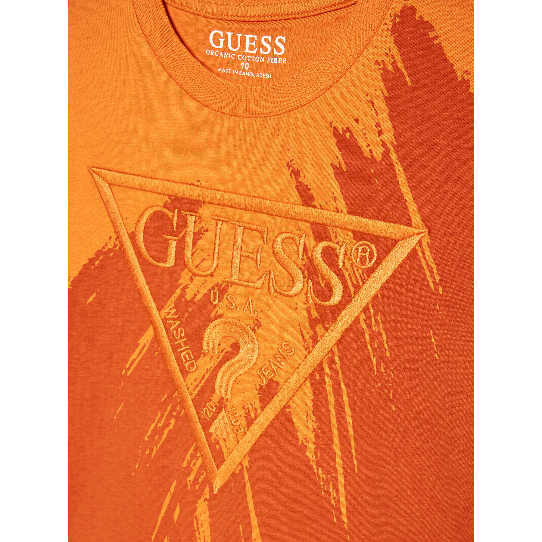 Guess T-Shirt L3GI02 K8HM0 Oranžová Regular Fit - Pepit.cz