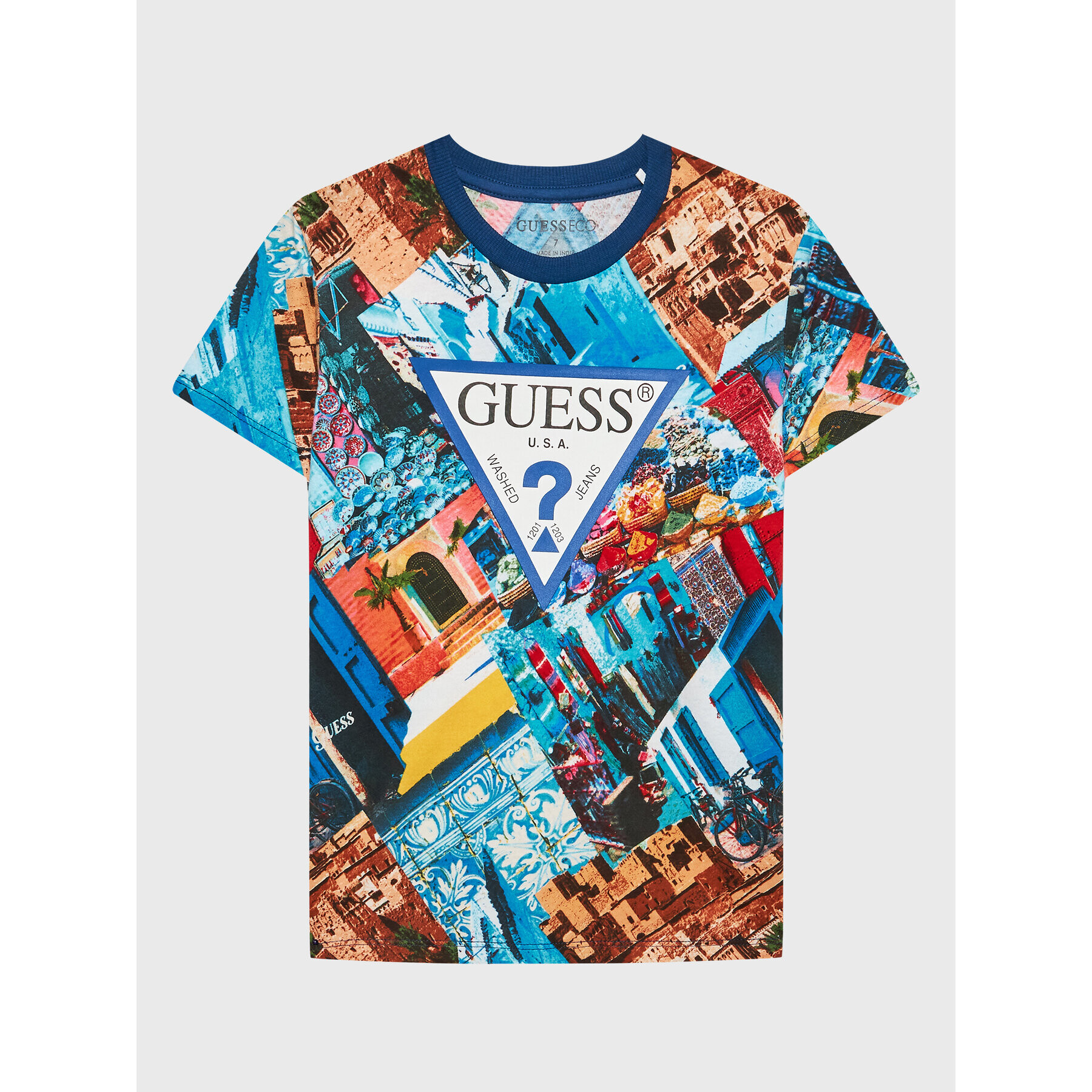 Guess T-Shirt L3GI04 K8HM3 Barevná Regular Fit - Pepit.cz