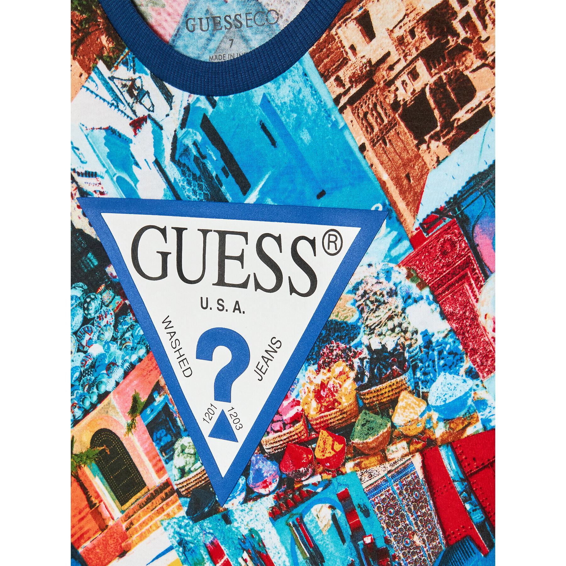 Guess T-Shirt L3GI04 K8HM3 Barevná Regular Fit - Pepit.cz