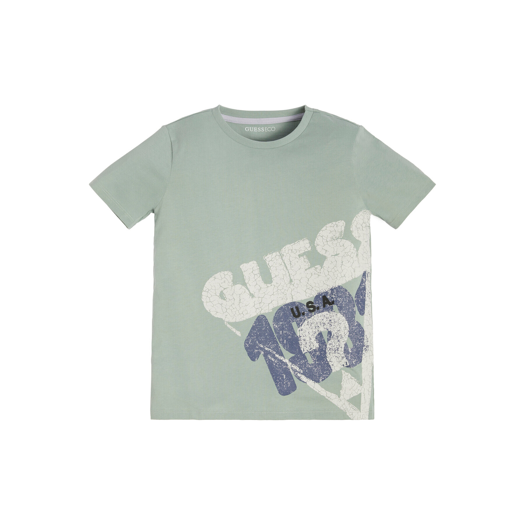 Guess T-Shirt L3GI20 K8HM3 Modrá Regular Fit - Pepit.cz