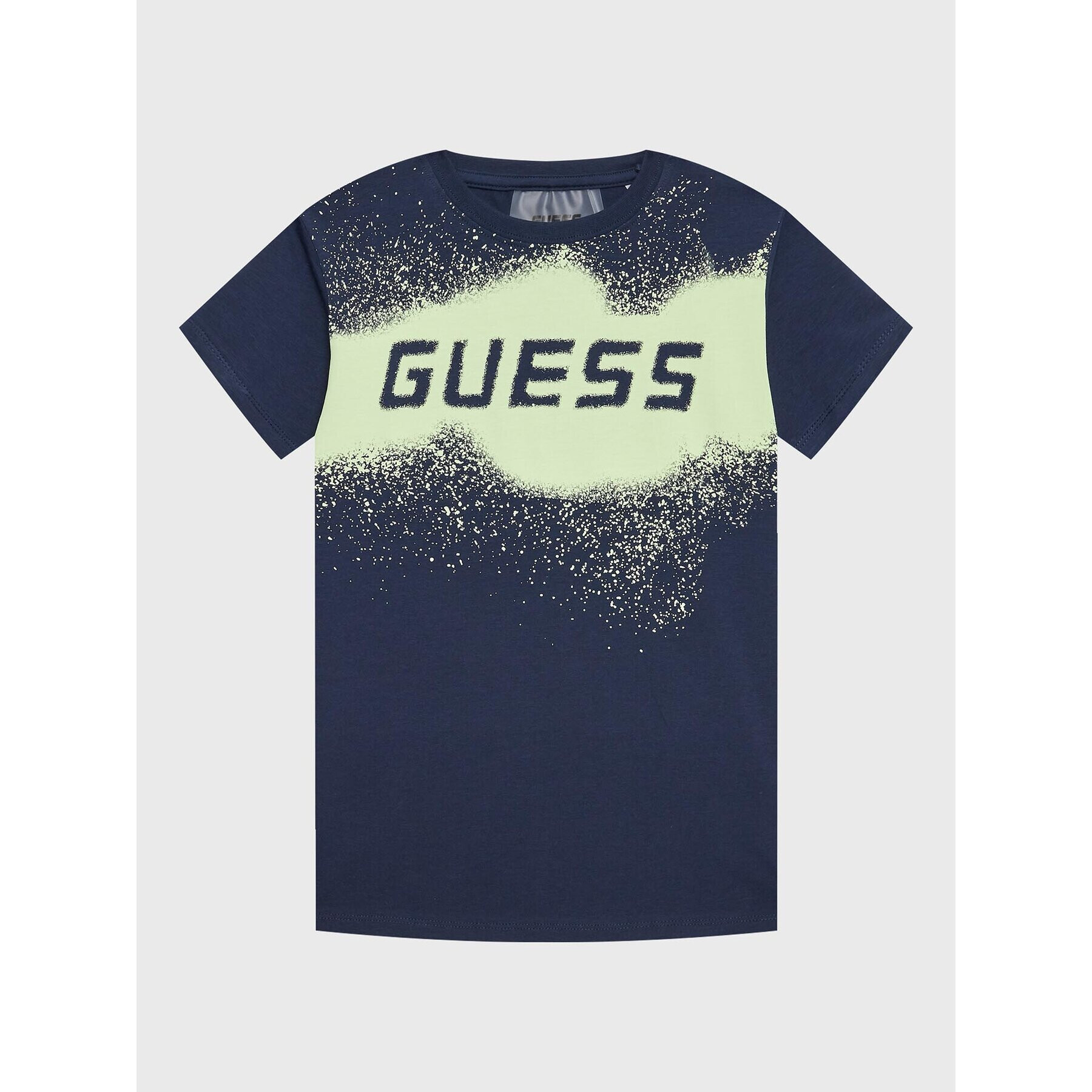 Guess T-Shirt L3GI28 J1314 Modrá Regular Fit - Pepit.cz