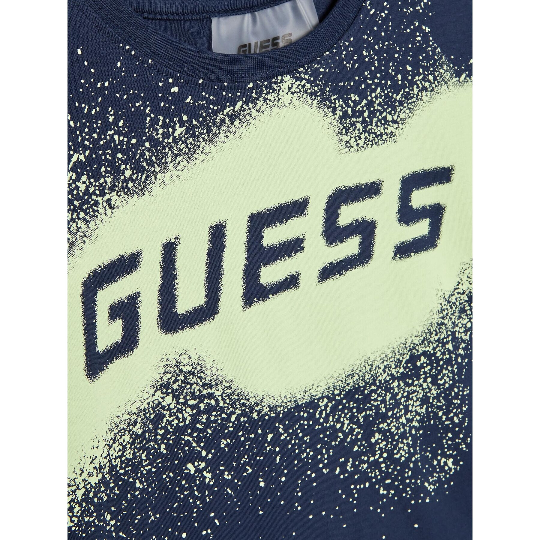 Guess T-Shirt L3GI28 J1314 Modrá Regular Fit - Pepit.cz