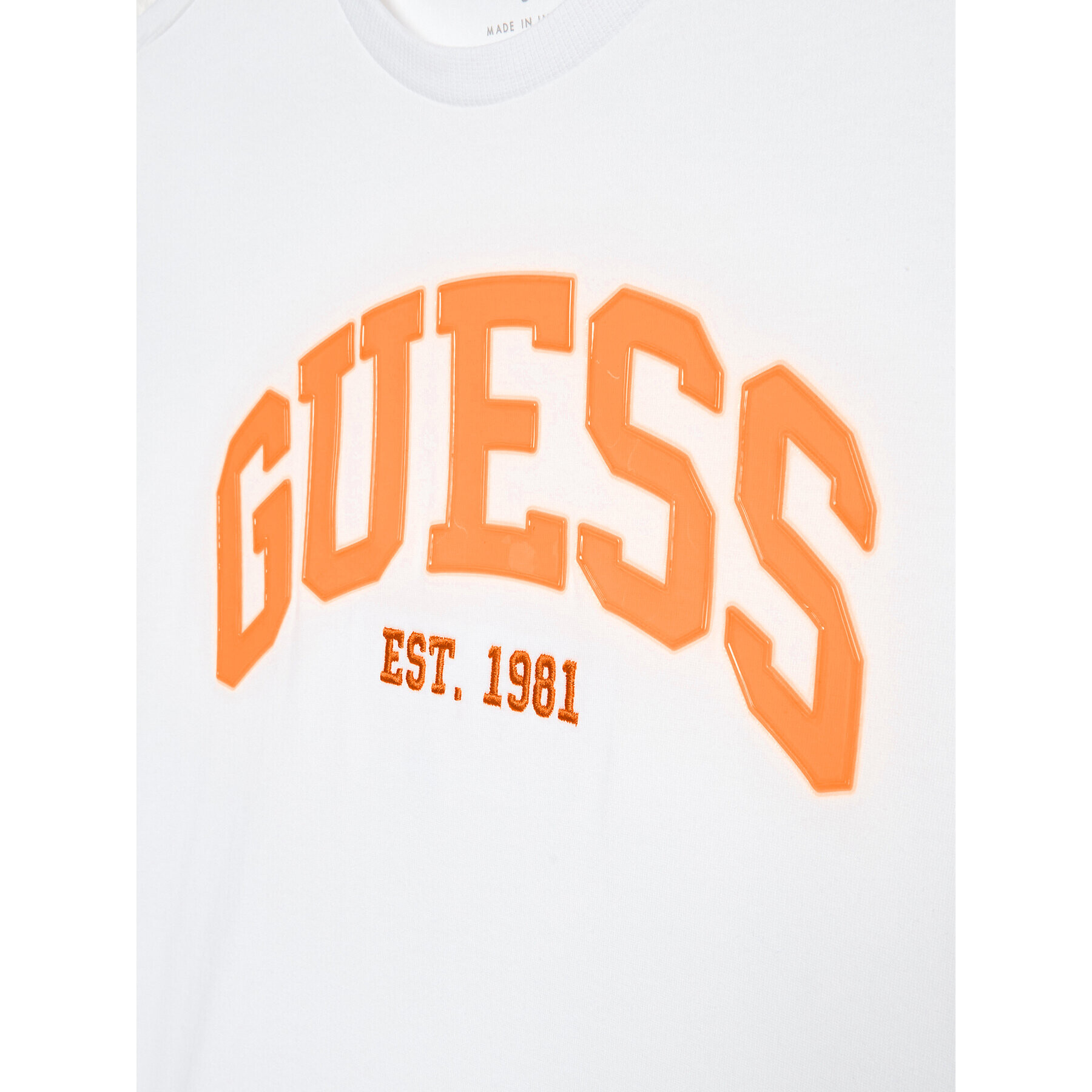 Guess T-Shirt L3RI01 K8HM3 Bílá Regular Fit - Pepit.cz